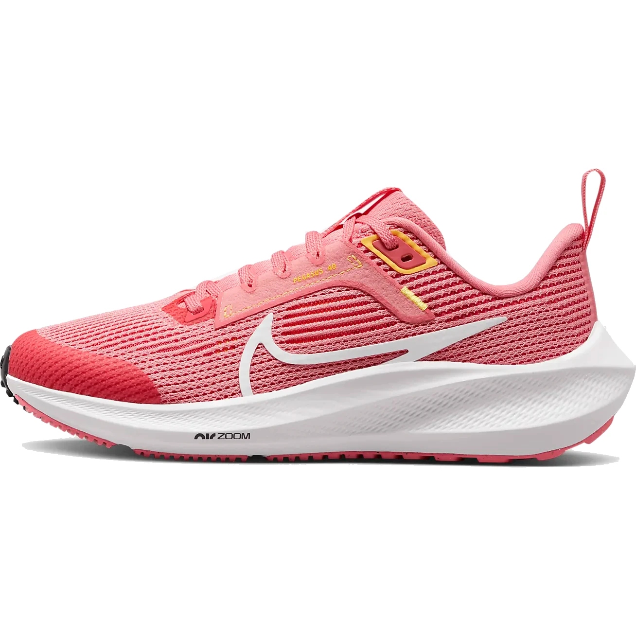 Picture of Nike Air Zoom Pegasus 40 Road Running Shoes Kids - coral chalk/white-citron pulse-sea coral DX2498-600