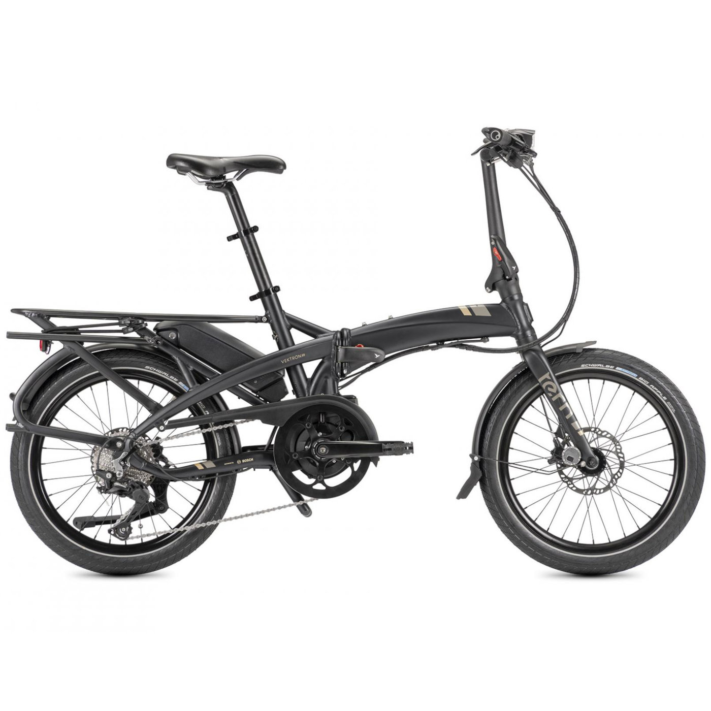 Photo produit de Tern Vektron S10 - 20 Inches City Folding E-Bike - 2024 - satin black/bronze