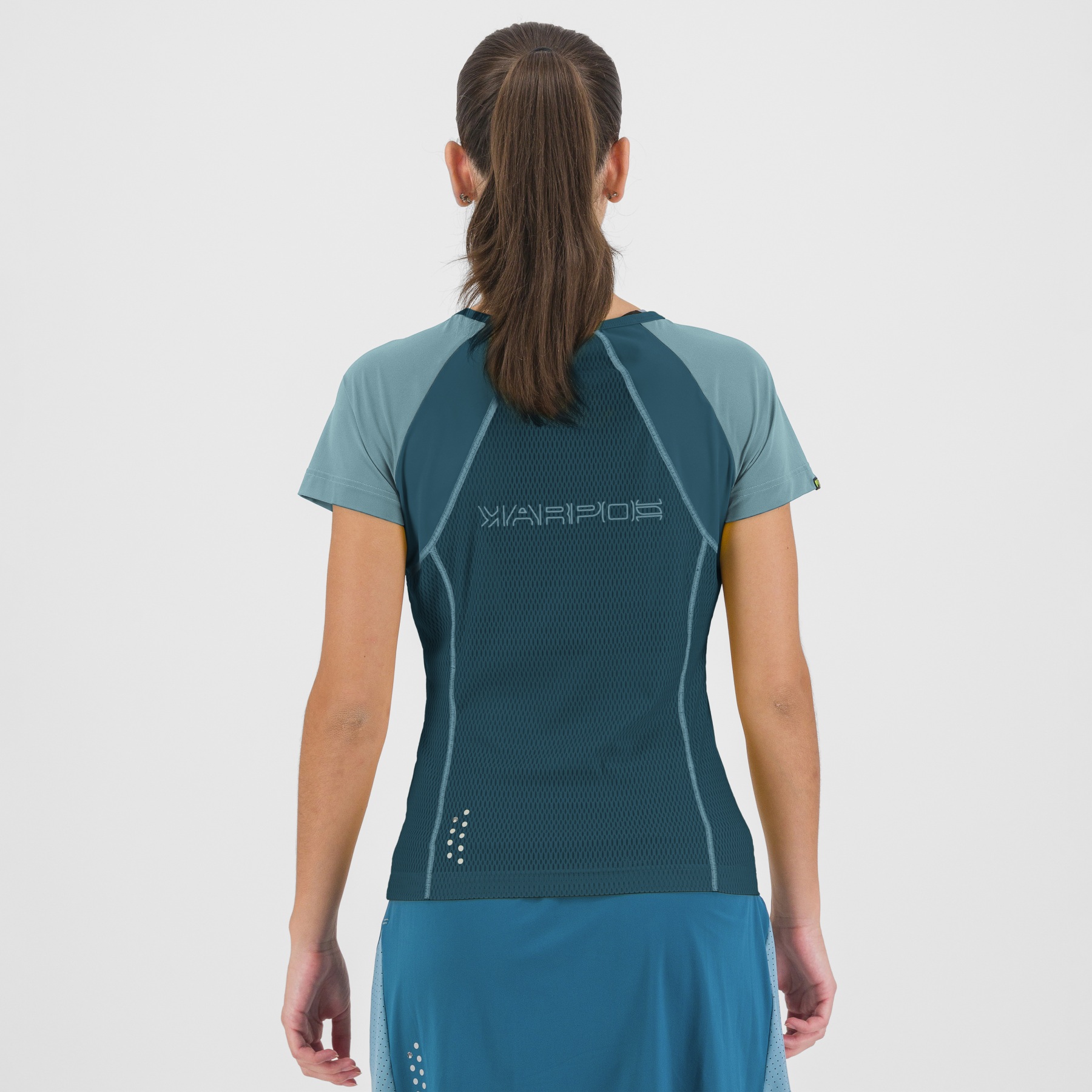 Karpos Lavaredo Evo Women's Running Jersey - corsair/adriatic blue