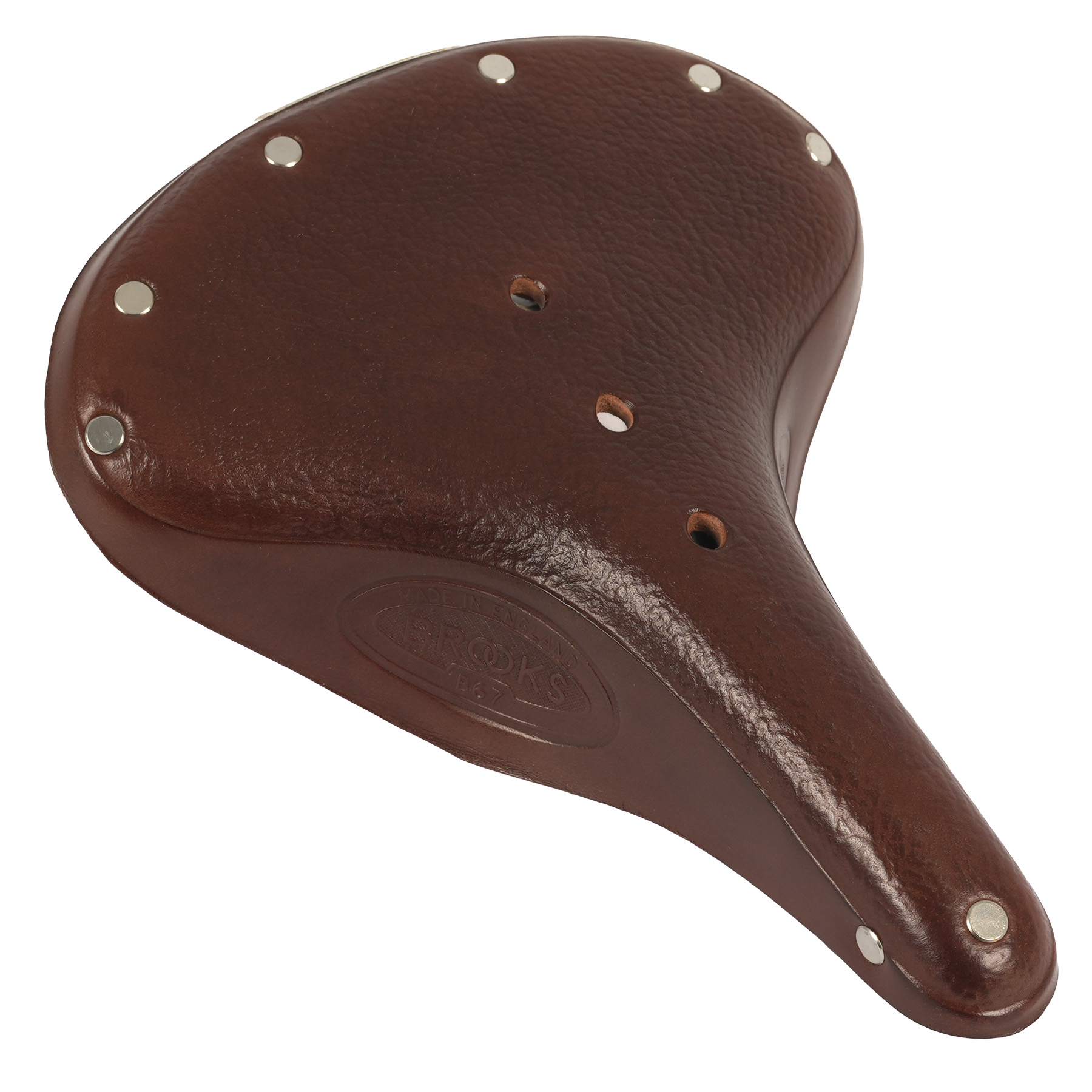 Brooks B67 Bend Leather Saddle - brown | BIKE24