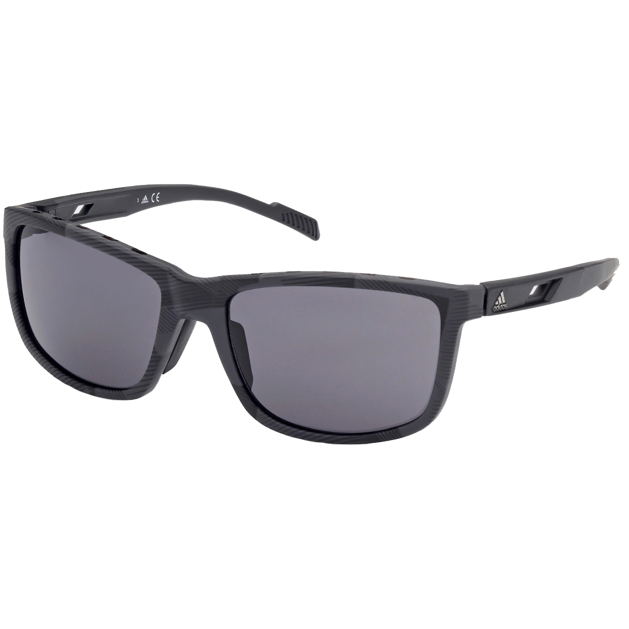 Picture of adidas Actv Classic SP0047 Sport Sunglasses - Black/Other / Contrast Smoke