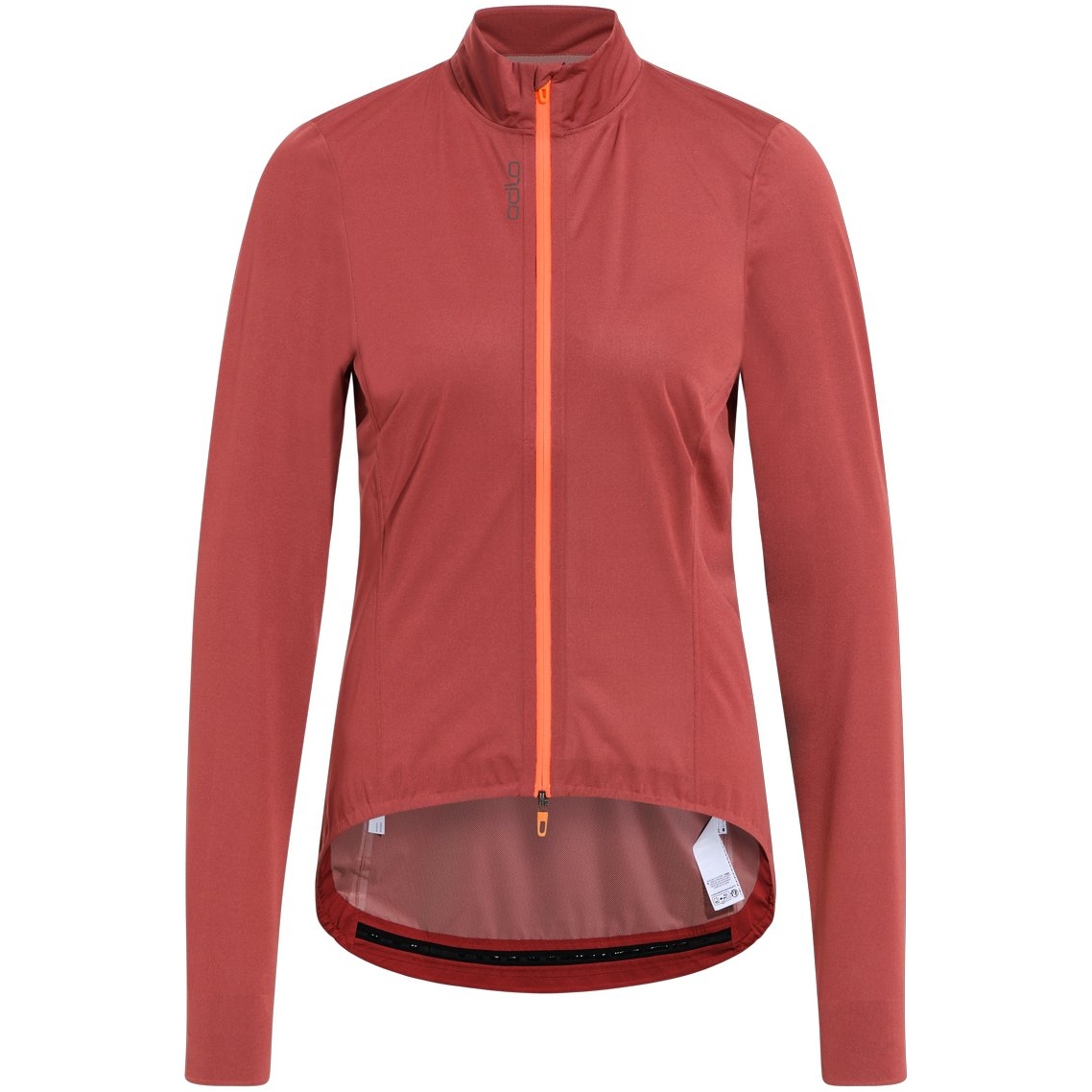 Picture of Odlo Zeroweight Performance Knit Cycling Rain Jacket Women - spiced apple