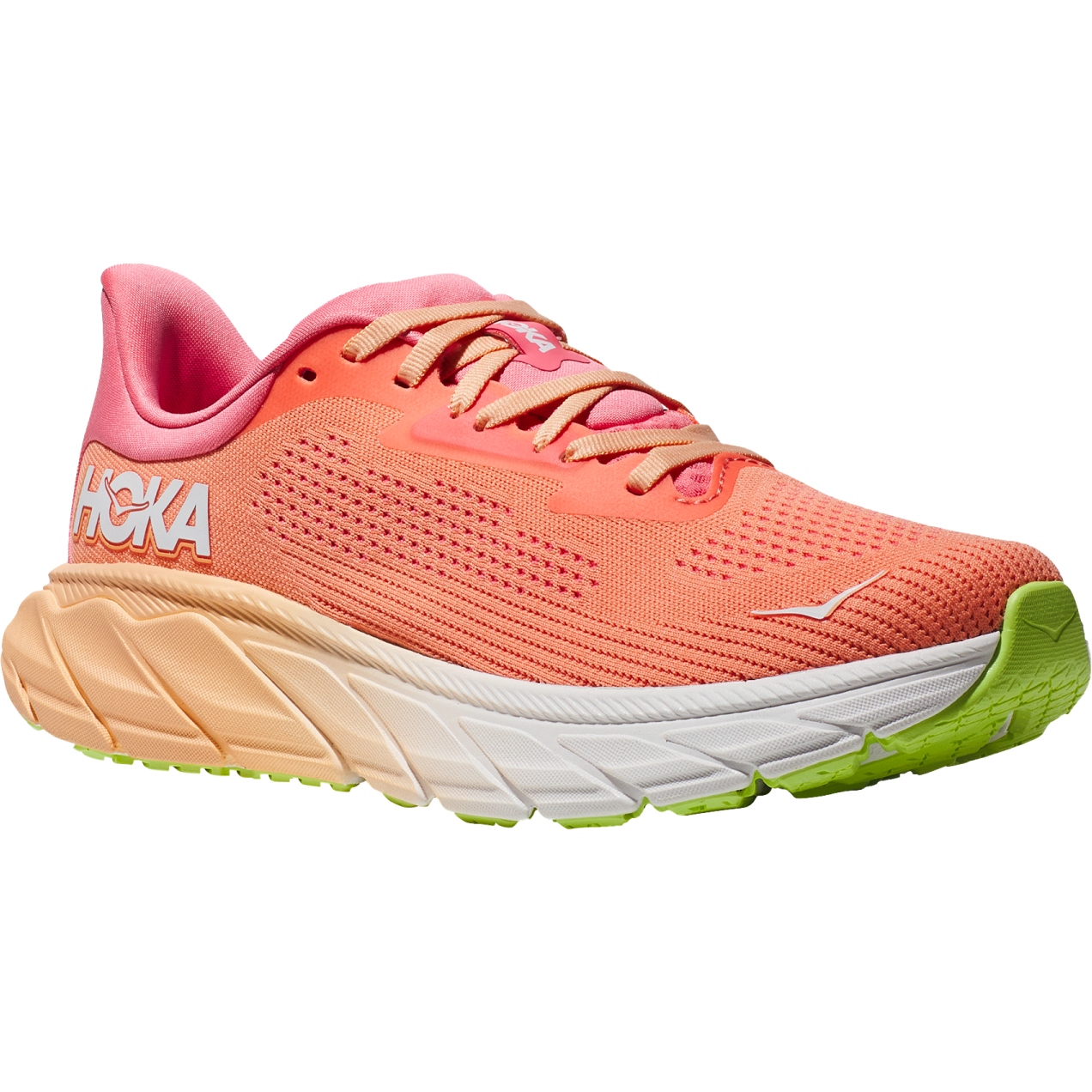 Hoka Arahi 7 Running Shoes Women - papaya / coral | BIKE24