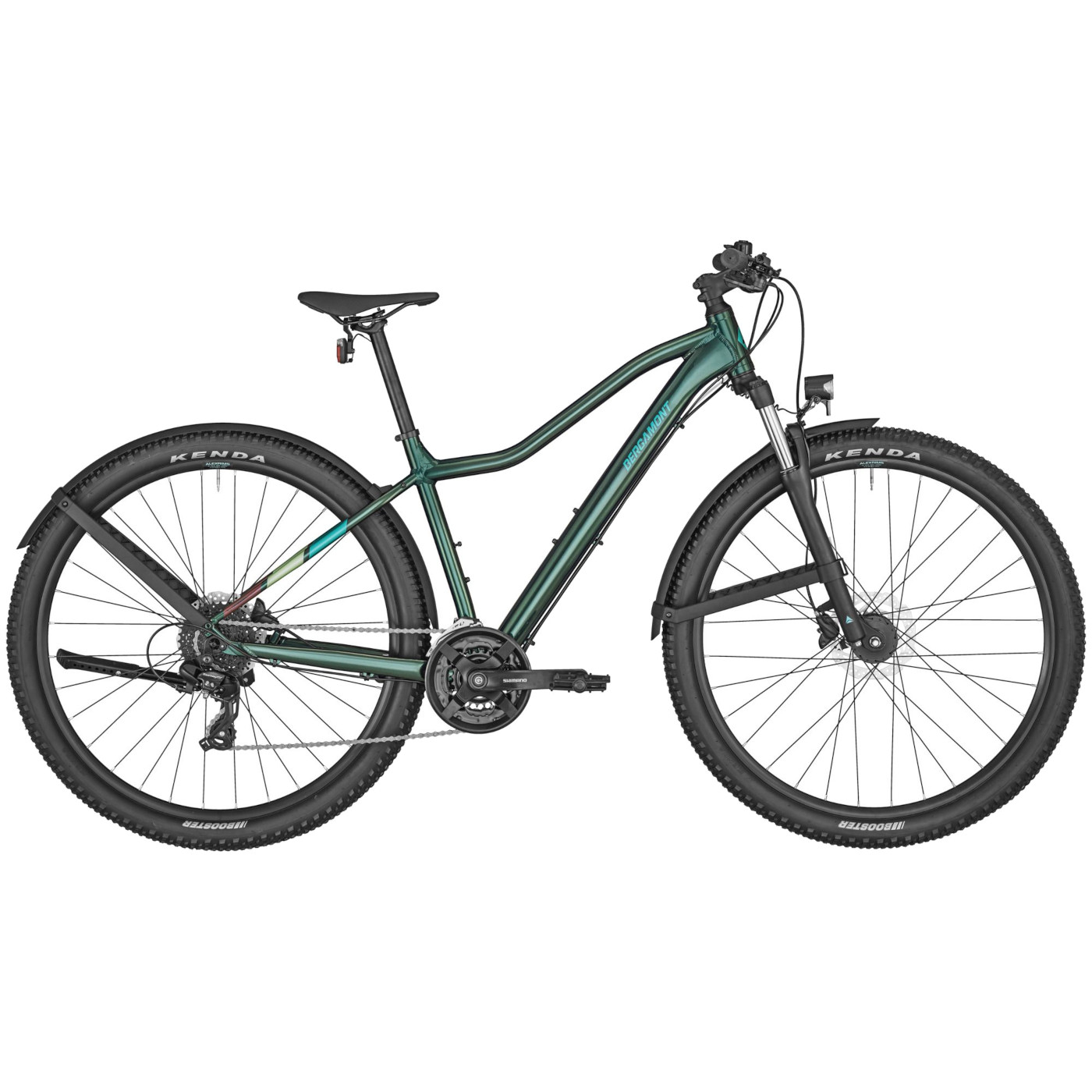 Productfoto van Bergamont REVOX 3 FMN EQ - Dame Mountainbike - 2023 - shiny dark green
