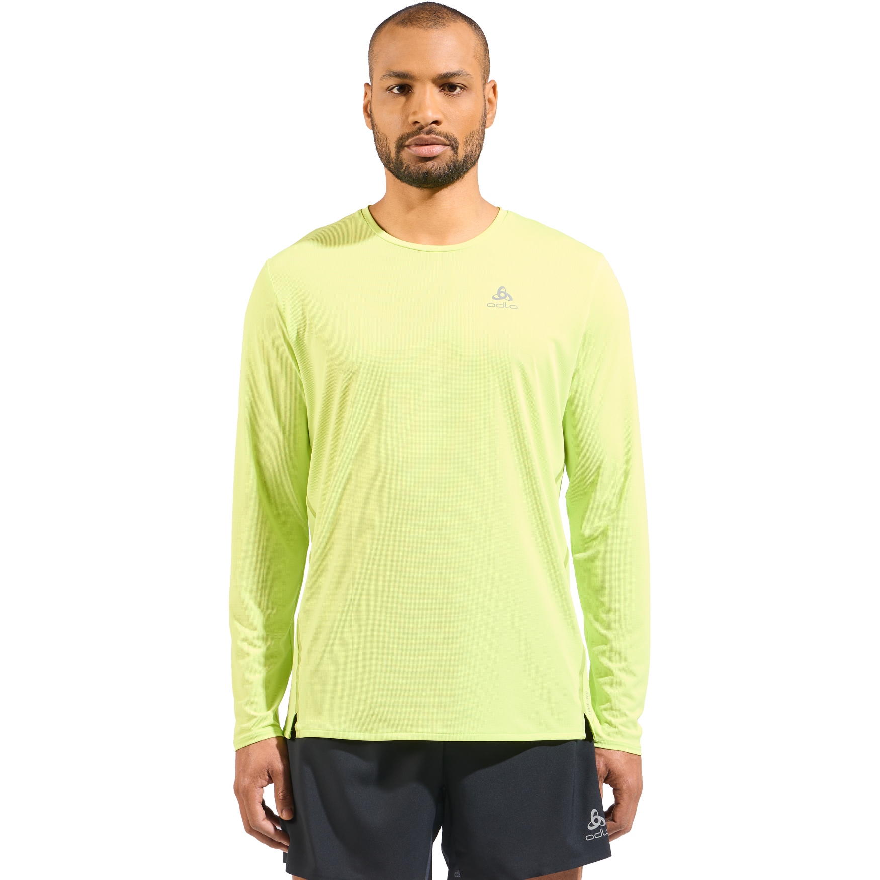 Produktbild von Odlo Zeroweight Chill-Tec Langarmshirt Herren - sharp green