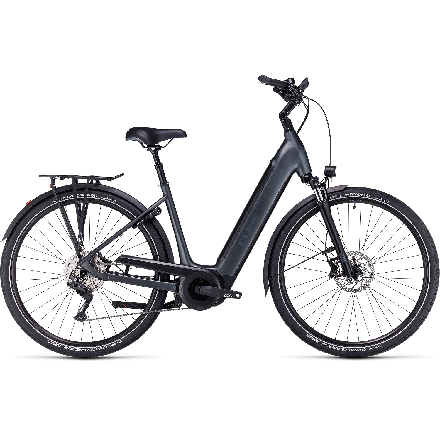 Picture of CUBE SUPREME SPORT HYBRID Pro 625 - Easy Entry Electric Bike - 2023 - grey / grey