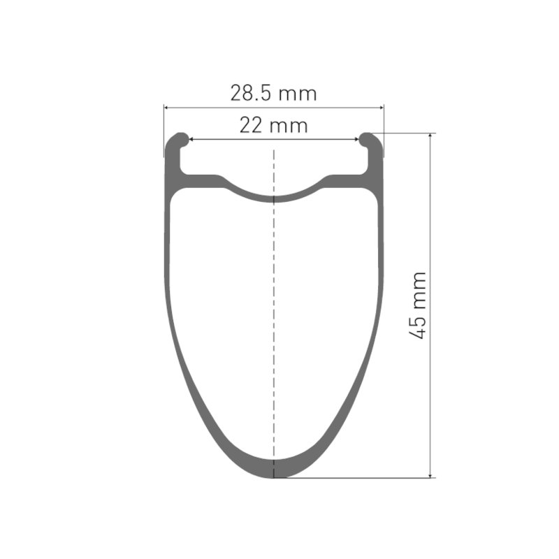DT Swiss CRC 1400 SPLINE 45 Wheelset - 28
