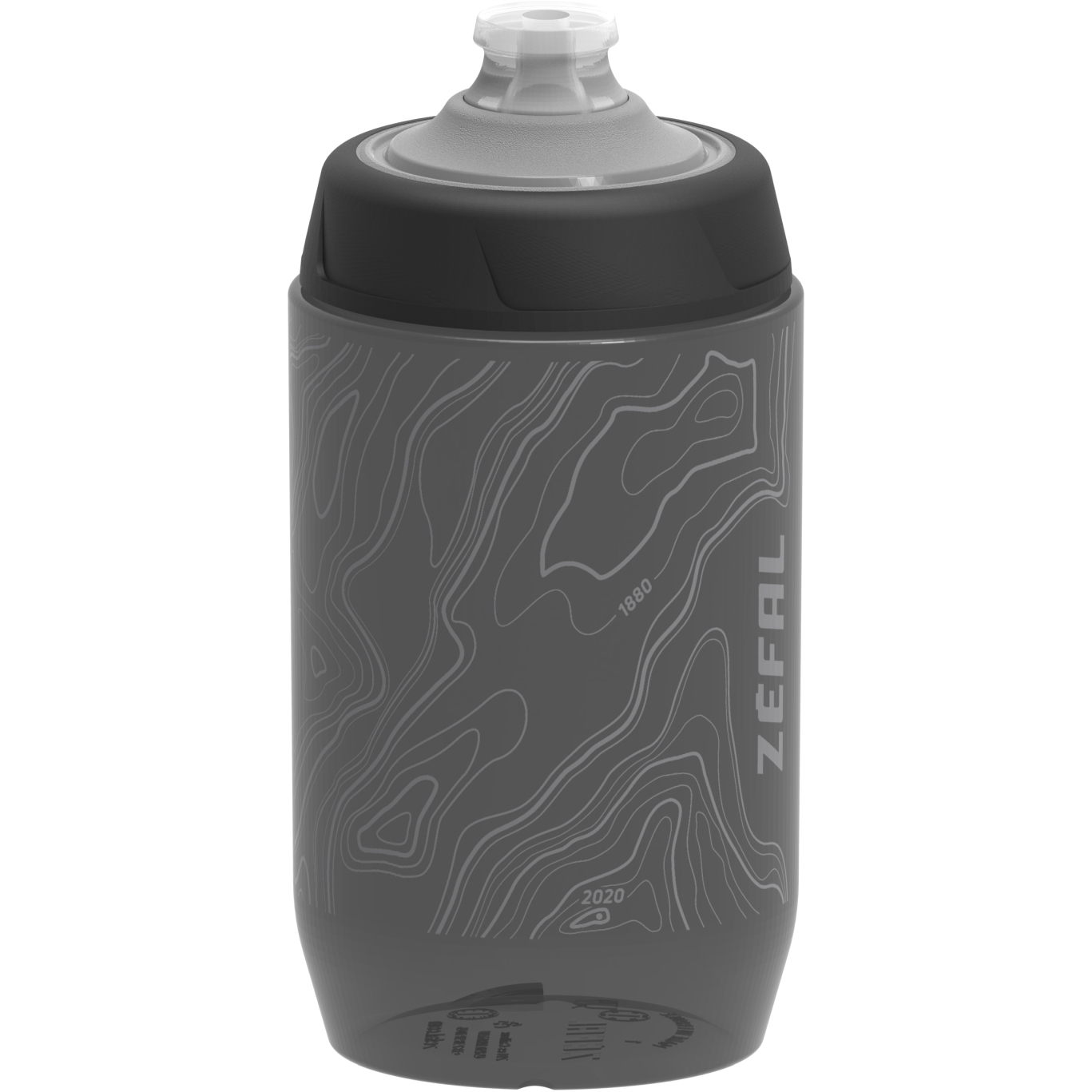 Produktbild von Zéfal Sense Pro50 Trinkflasche 500ml - black grey