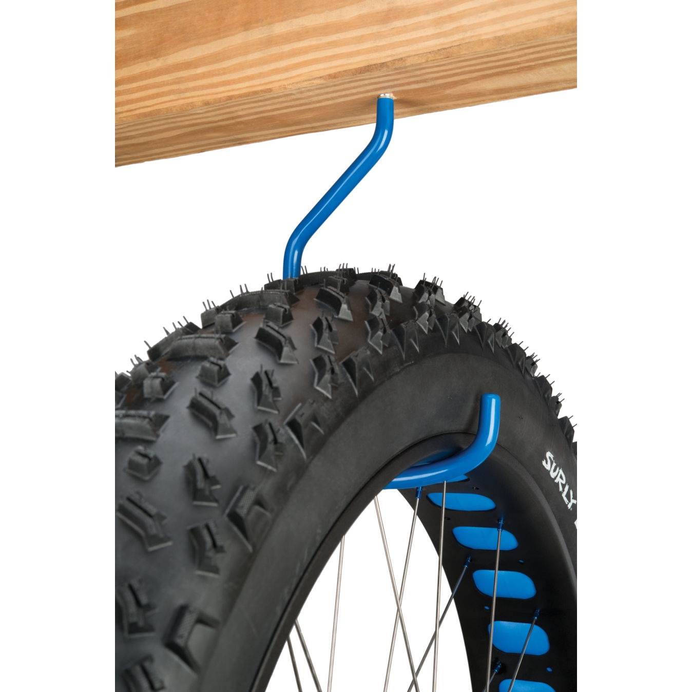 Park Tool Gancio Da Parete Per Bici In Acciaio Zincato - Rivestito In Vinile, Filetto Autofilettante, Ideale Per Mountain Bike E Ruote Grasse