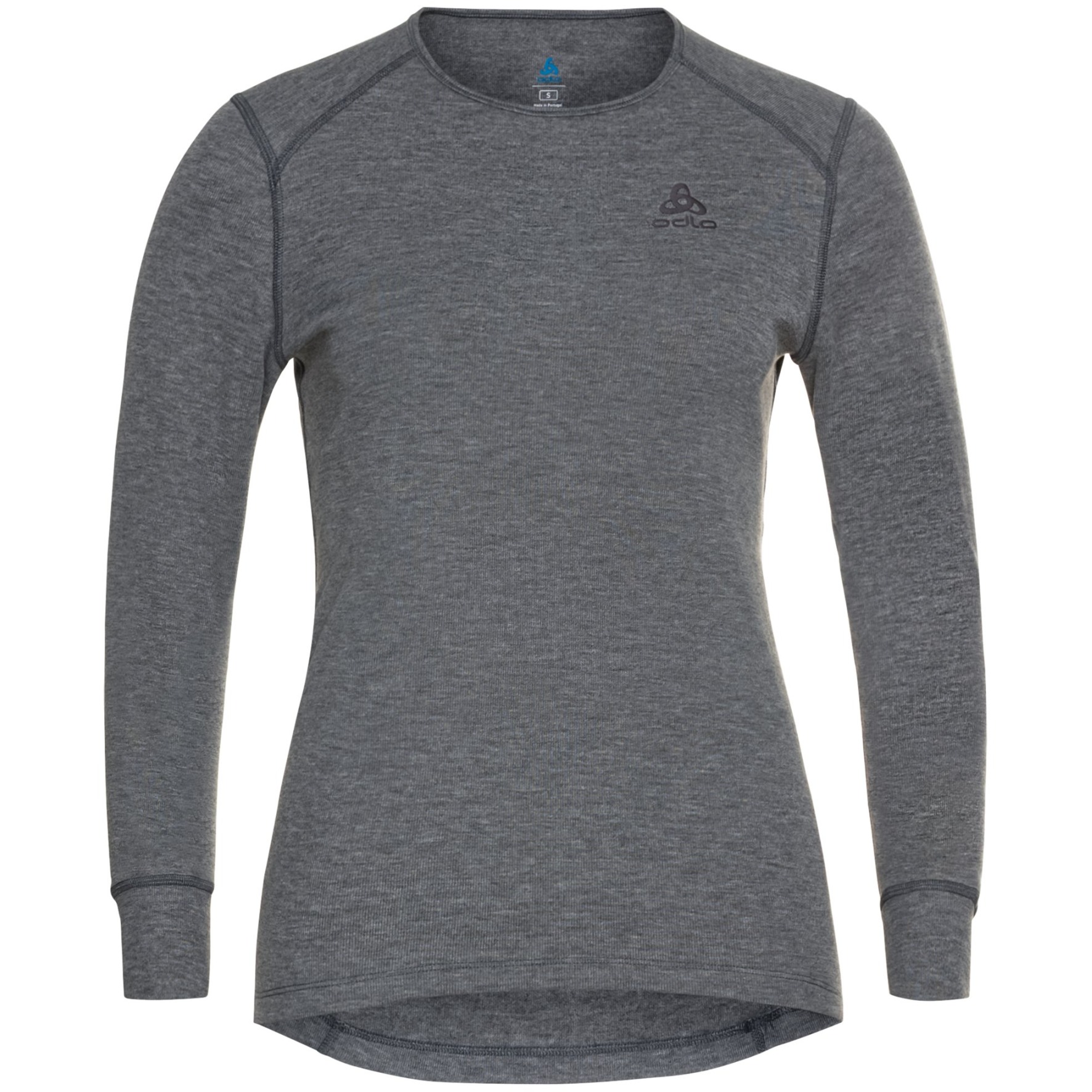 Produktbild von Odlo Active Warm Langarm-Unterhemd Damen - odlo steel grey melange