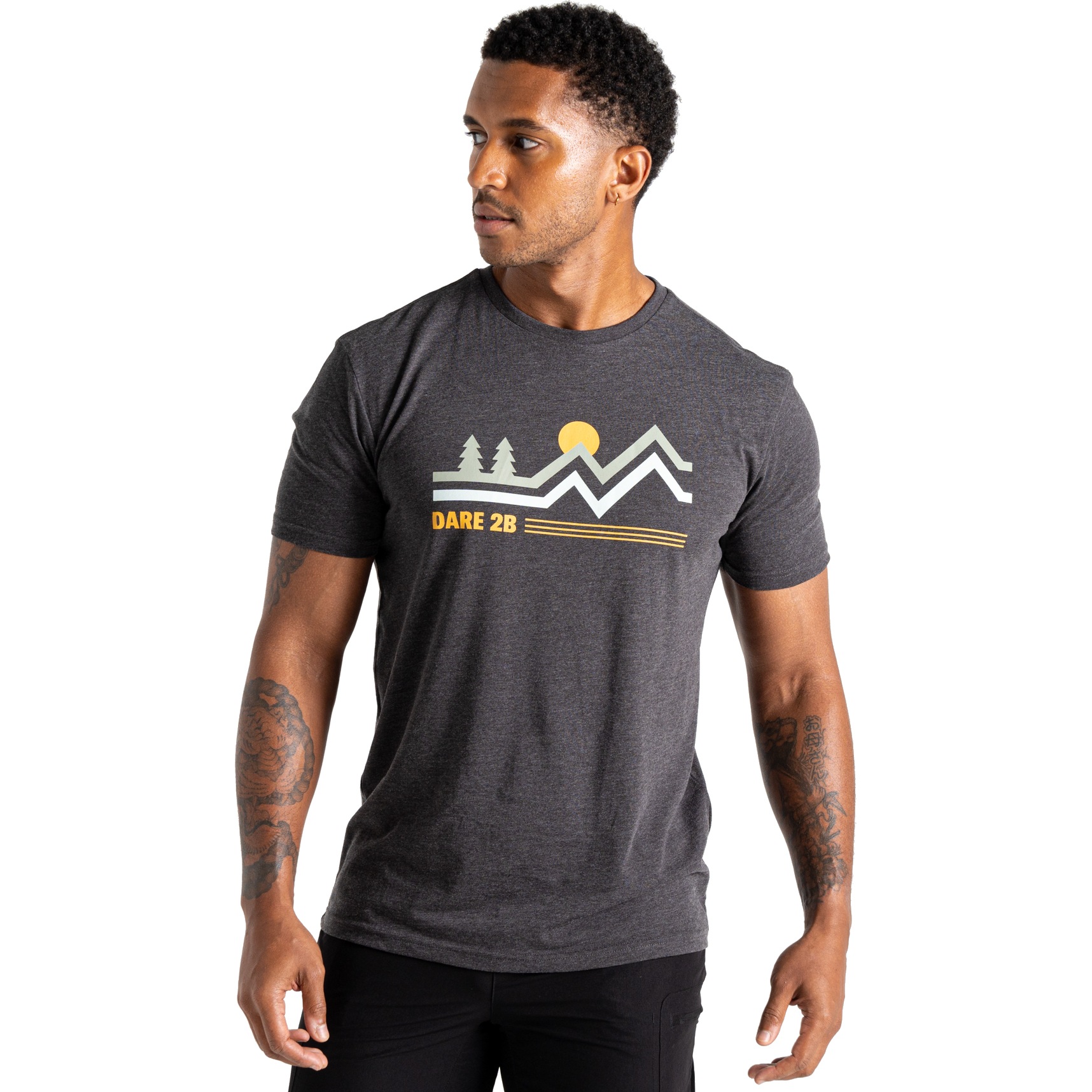 Imagen de Dare 2b Camiseta Hombre - Movement III - 1MX Charcoal Grey Marl