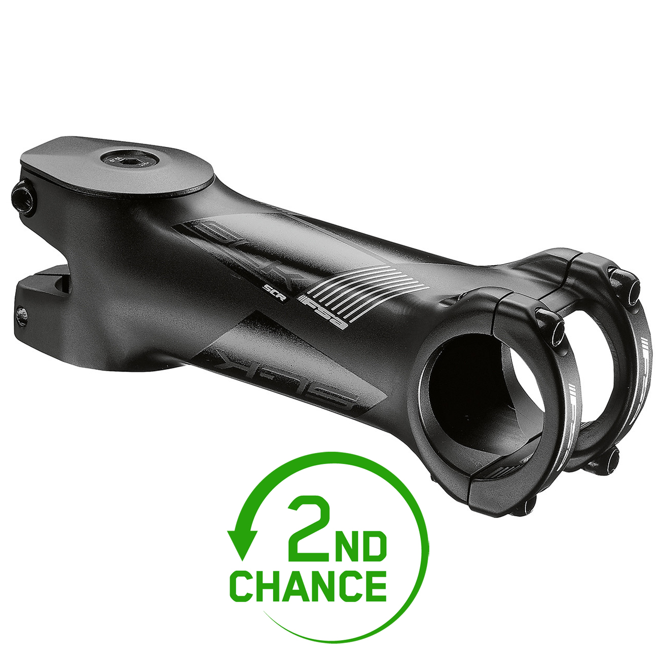 Ножка FSA SL-K 6° 31,8 - серая / черная - 2-й вариант