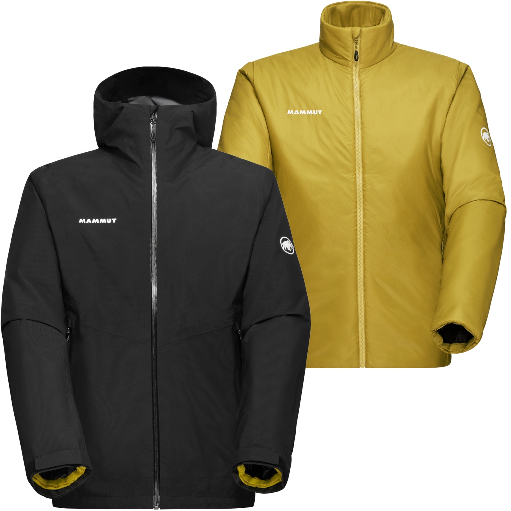 Produktbild von Mammut Alto Light 3 in 1 Hardshelljacke mit Kapuze Herren - schwarz-aura