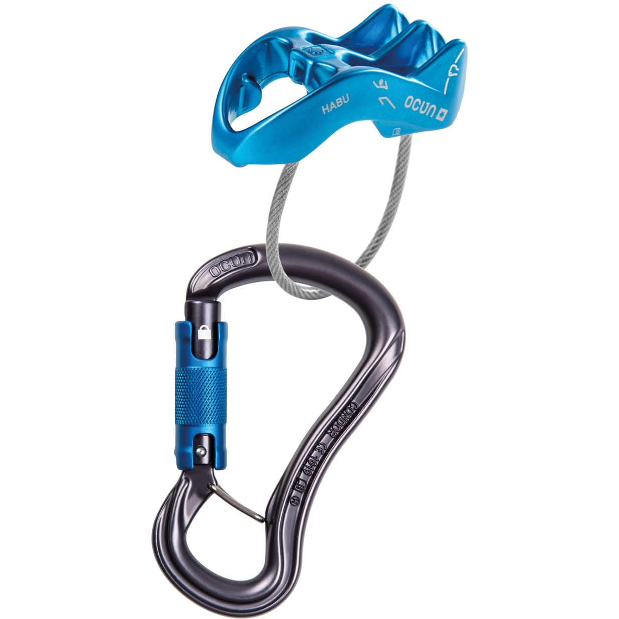 Productfoto van Ocún Belay Set Condor Triple/Habu - blue
