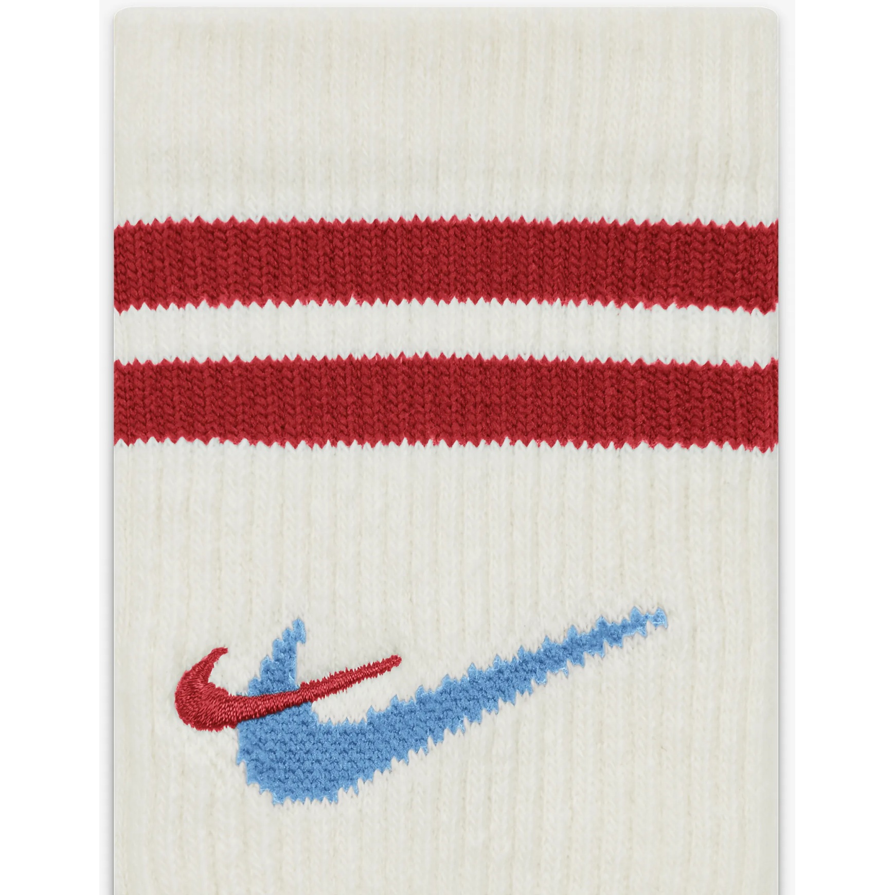 nike red white and blue socks