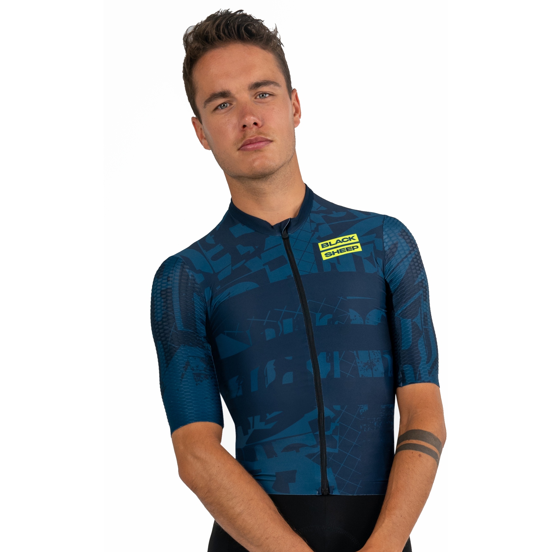 Picture of Black Sheep Cycling Racing Aero Short Sleeve Jersey 2.0 - Future Classic Deux