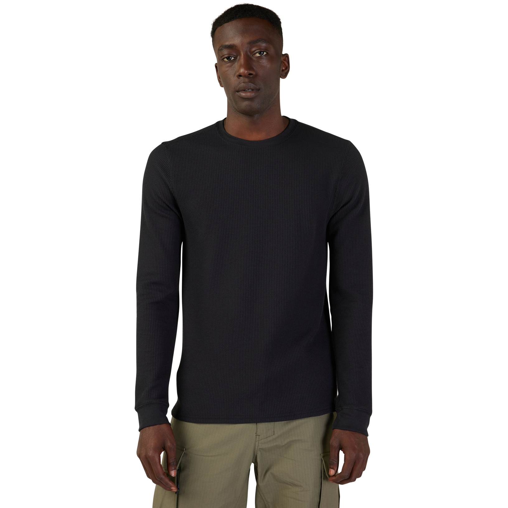 Lot De 2 Hauts Manches Longues Basiques Pour Homme - 100% Coton, Coupe Régulière - Noir, Par RED By EMP