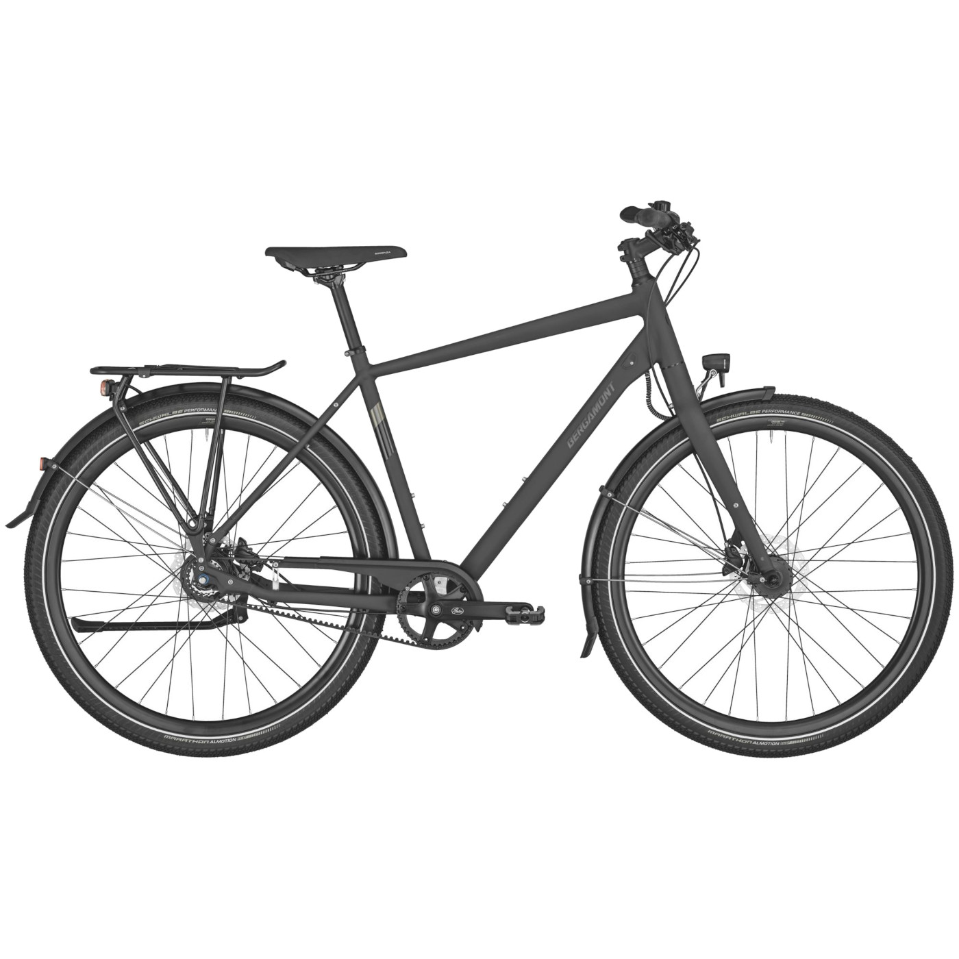 Picture of Bergamont VITESS N8 BELT GENT - Men´s Touring Bike - 2023 - matt black