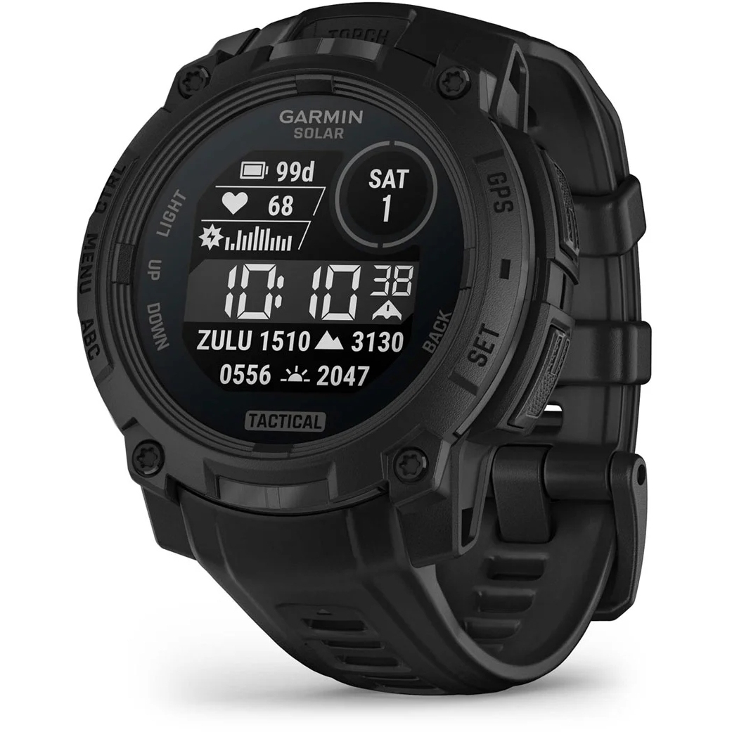 Produktbild von Garmin Instinct 3 Solar Tactical GPS Smartwatch - 45mm - schwarz