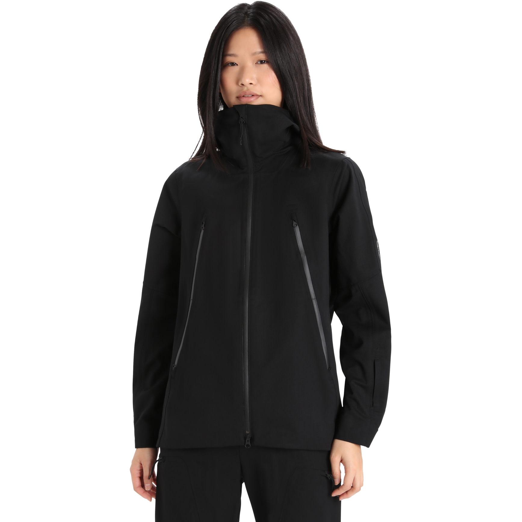 Picture of Icebreaker Women&#039;s Shell+™ Hooded Jacket - Black