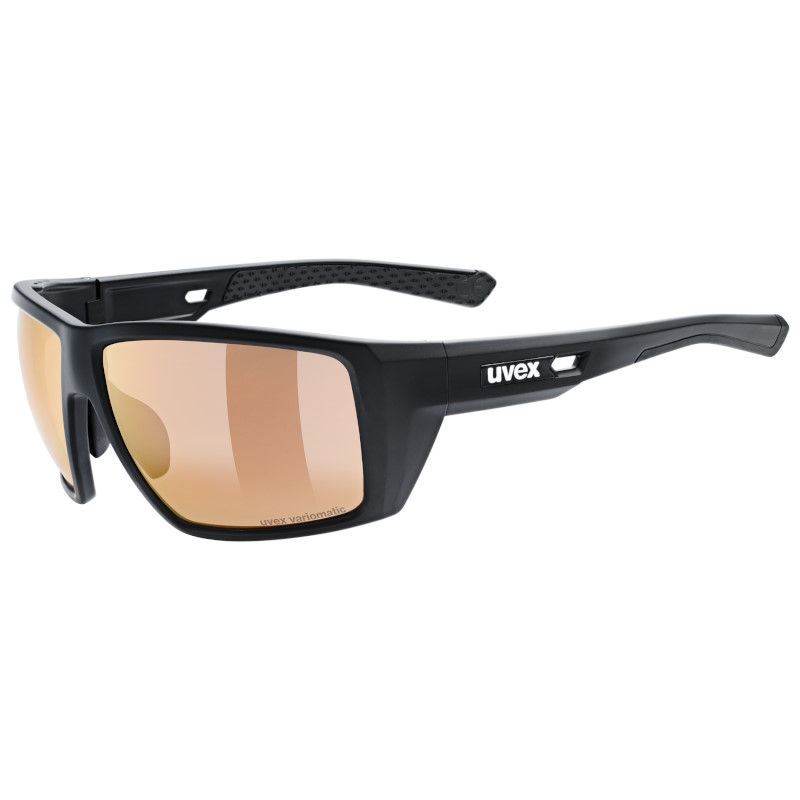 Produktbild von Uvex mtn venture CV V Brille - black matt/lite mirror red