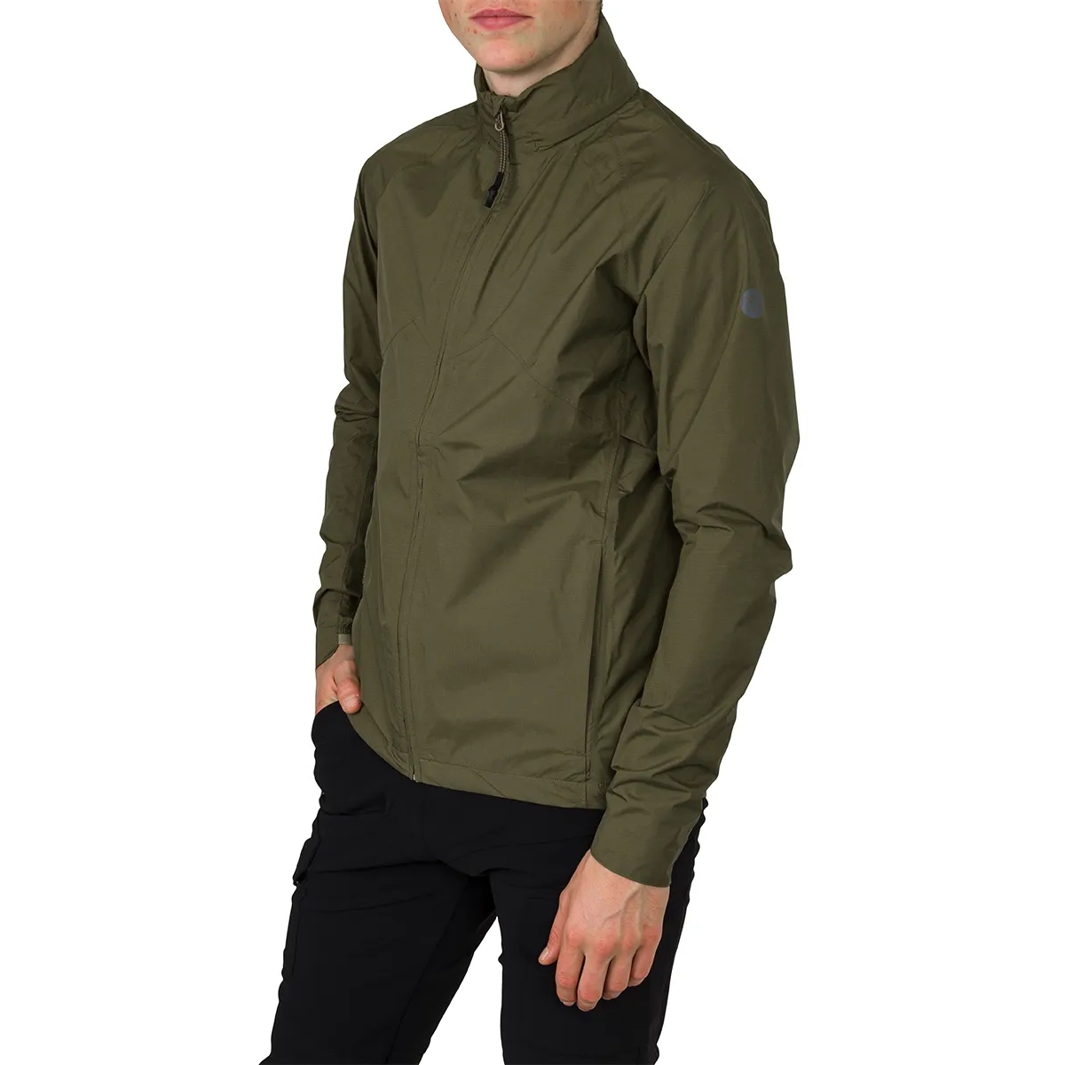 AGU Venture Compact Rain Jacket Unisex army green BIKE24