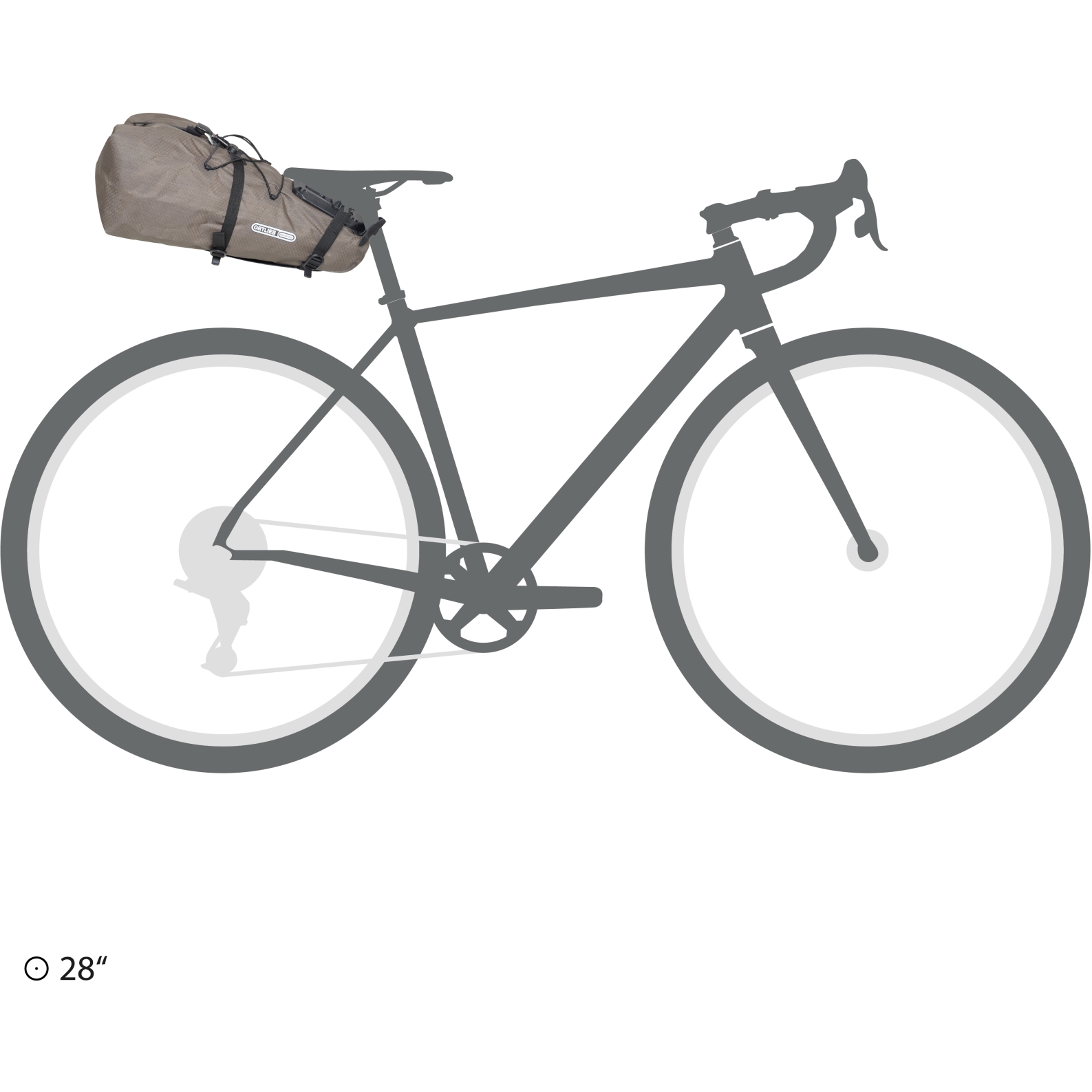 ORTLIEB Seat-Pack QR - 13L - dark sand | BIKE24