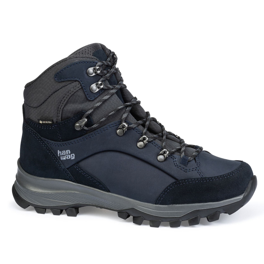 Picture of Hanwag Banks Lady GTX Women&#039;s Hiking Shoes - Navy/Asphalt
