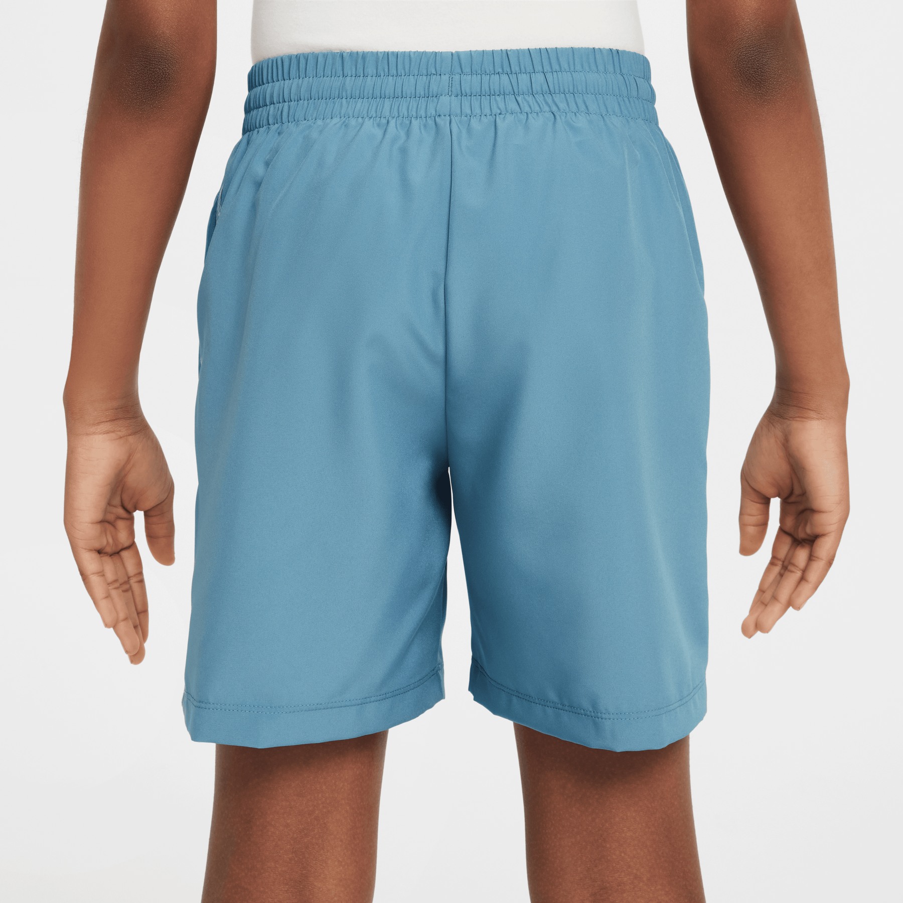 blue nike woven shorts