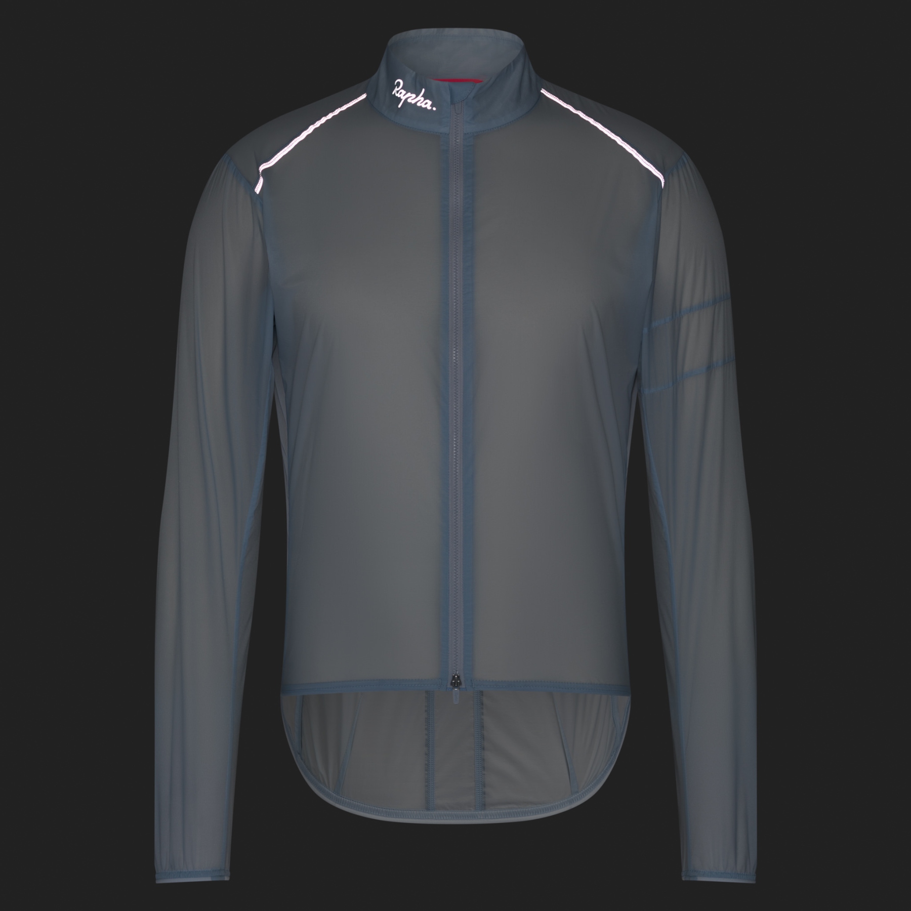 Rapha Brevet E. Wind Jacket Men - arctic ice/silver reflective