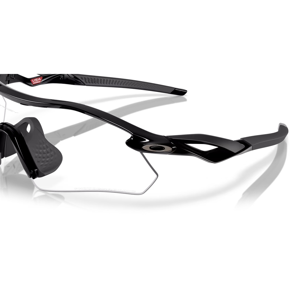 Oakley Radar Plate Glasses Polished Black/Clear Black Iridium