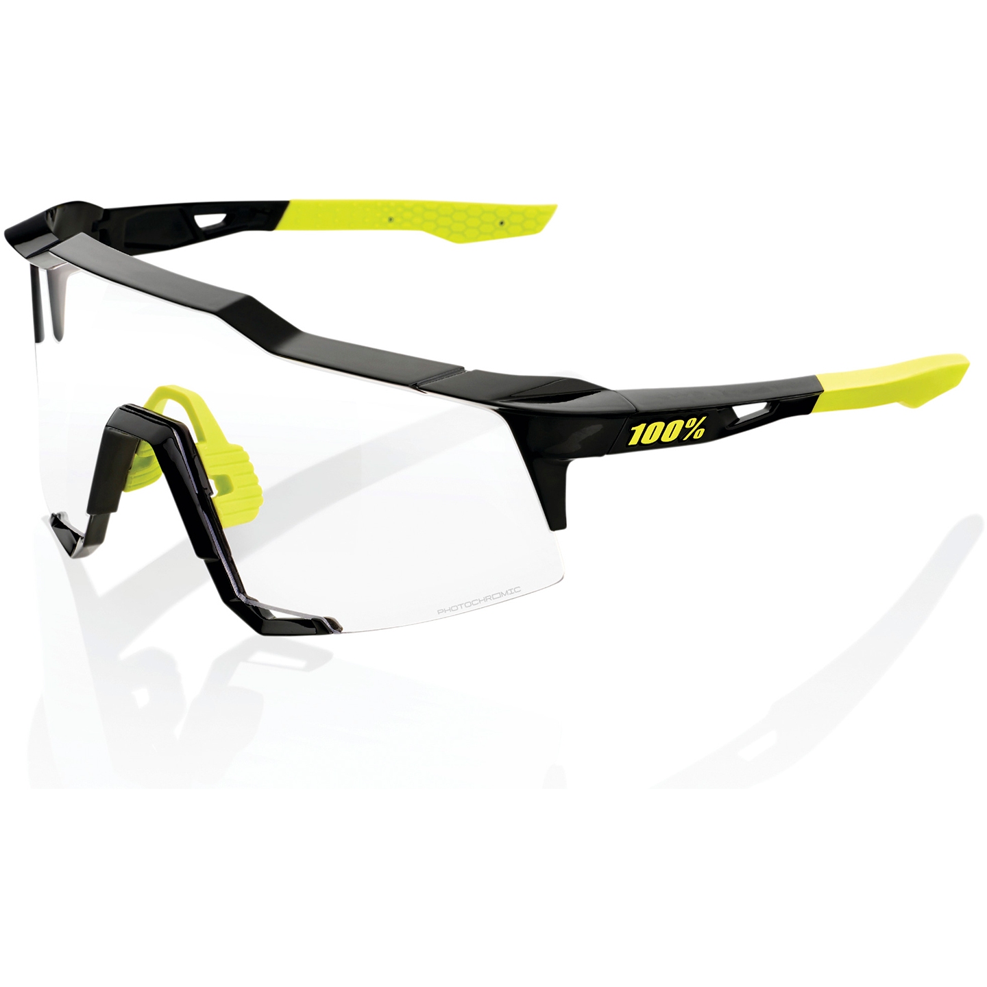 Productfoto van 100% Speedcraft Glasses - Photochromic Lens - Gloss Black