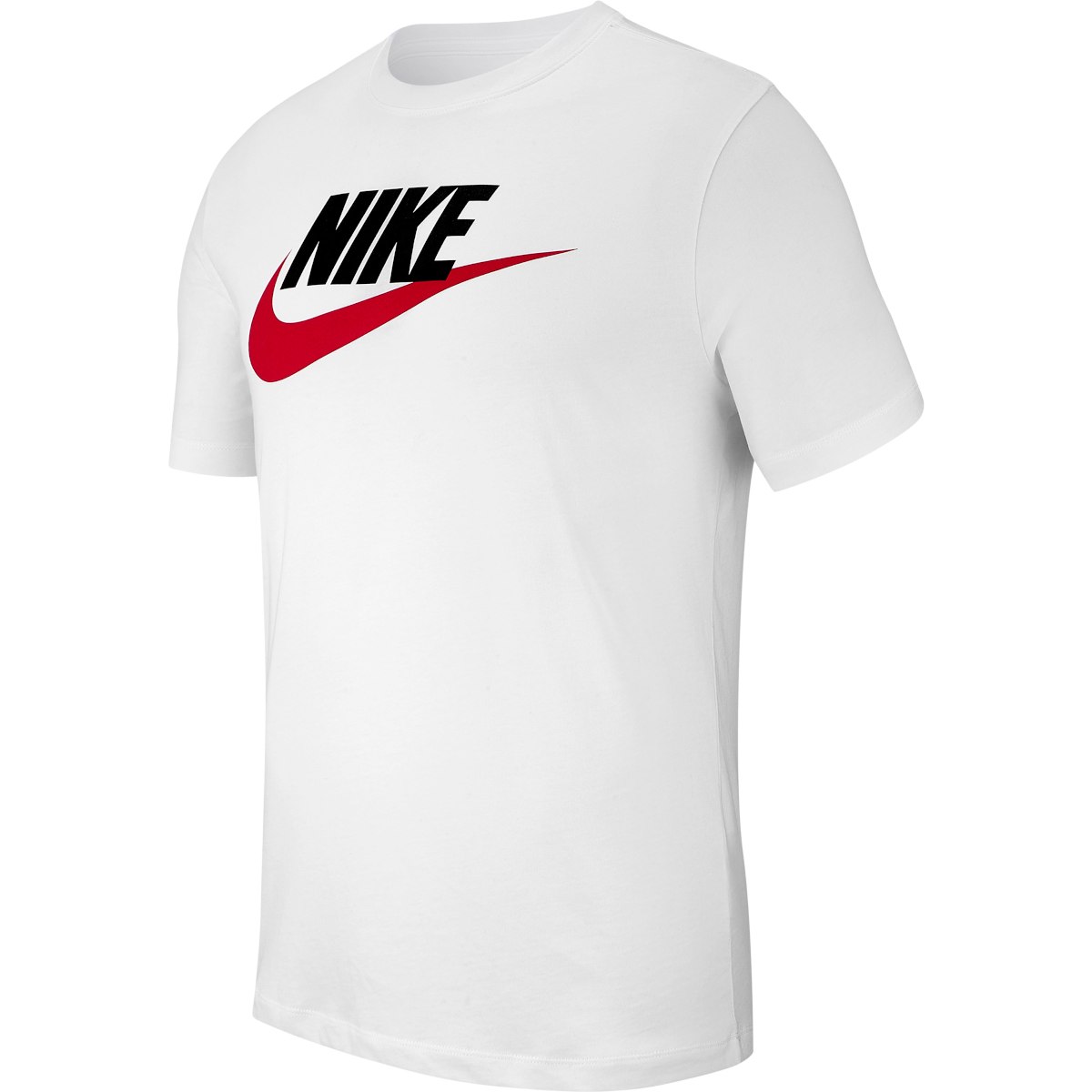 Productfoto van Nike Sportswear Icon Futura T-Shirt Heren - white/black/university red AR5004-100