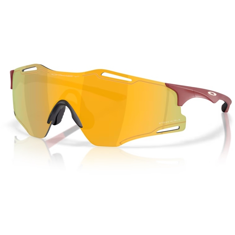 Picture of Oakley Cybr Zero Glasses - Matte Iron Red/Prizm 24K - OO9512D-0339