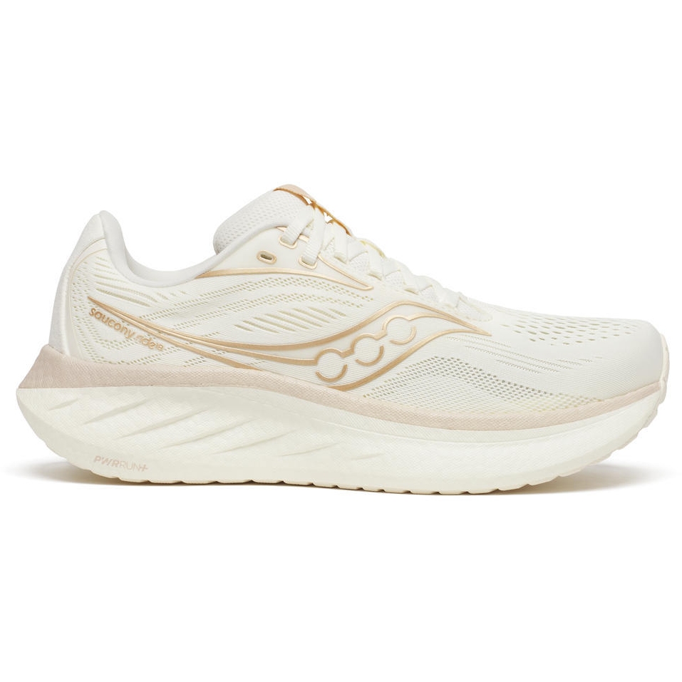 Productfoto van Saucony Ride 18 Hardloopschoenen Dames - vanilla