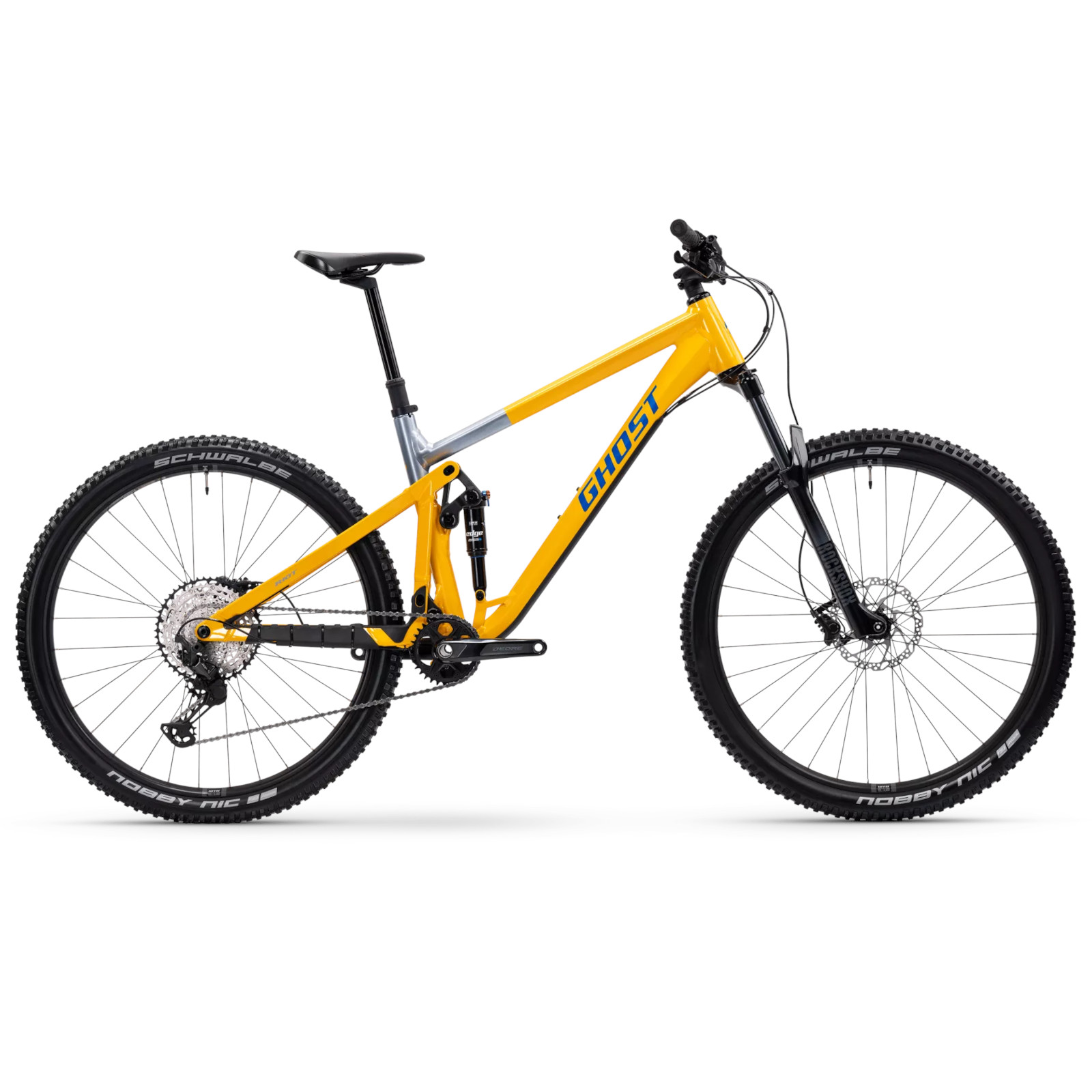 Produktbild von Ghost RIOT TRAIL AL - Mountainbike - 2025 - yellow tropical mango / ghost grey - glossy