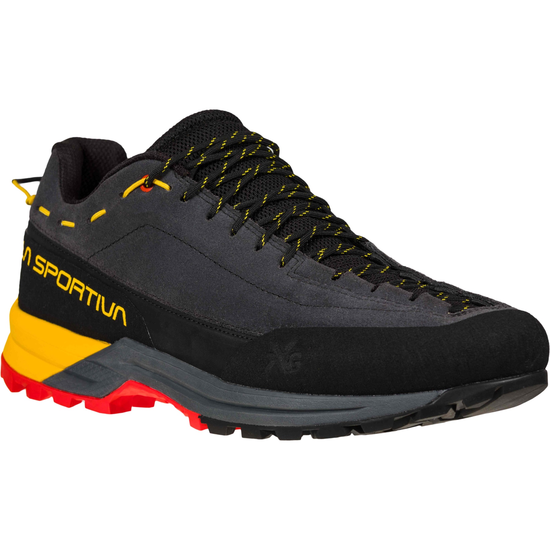 La Sportiva Zapatillas de Aproximación Hombre - TX Guide Leather -  Carbon/Amarillo