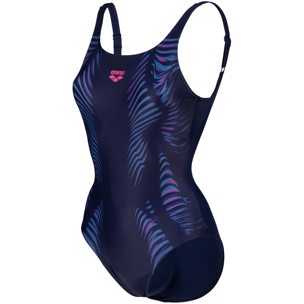 Picture of arena Feel Imprint U Back Swimsuit Women - Navy