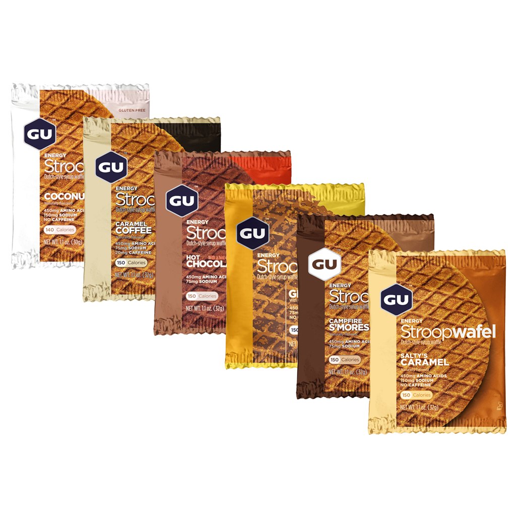 Productfoto van GU Stroopwafel Test Package - Carbohydrate Syrup Waffles - 6 pcs.