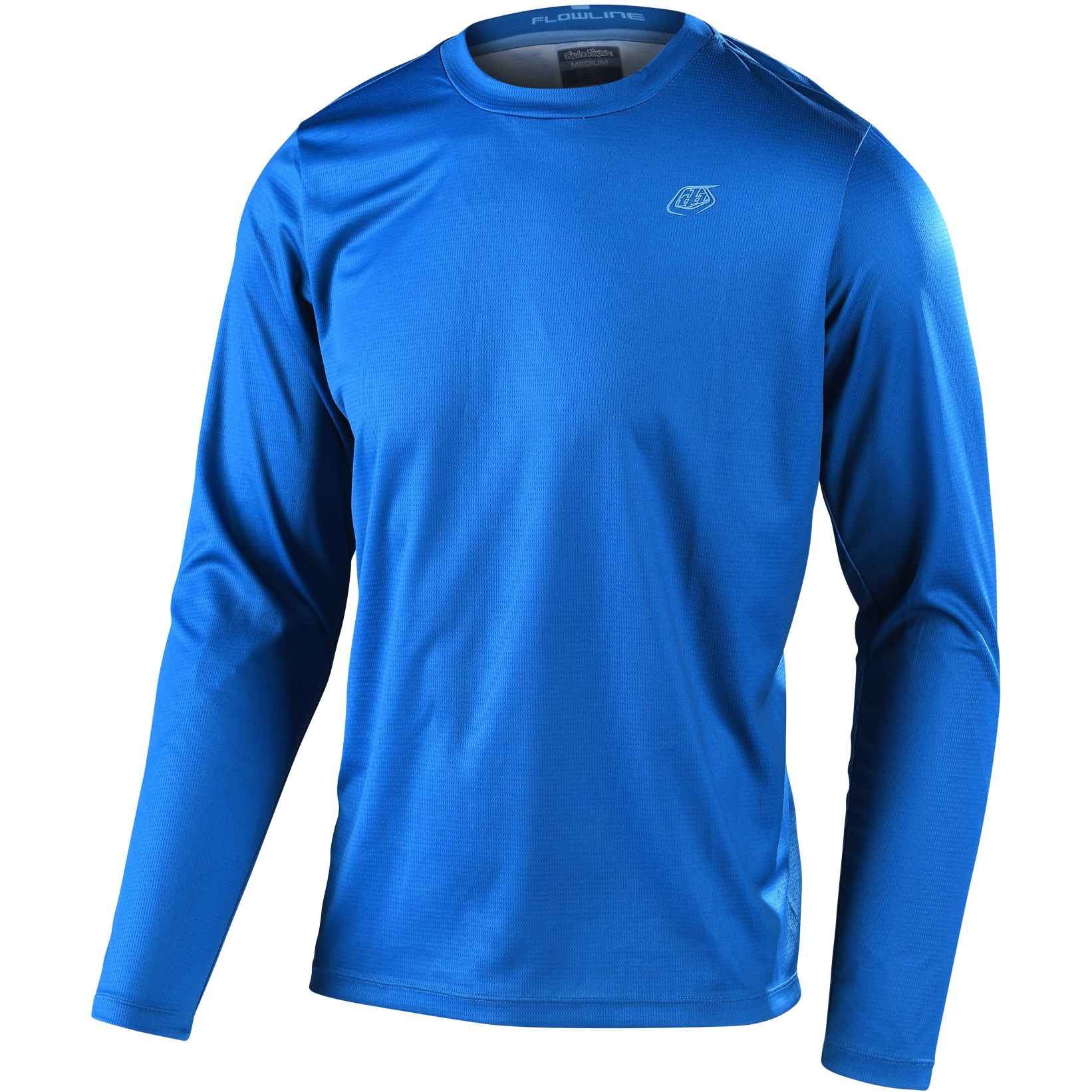 Productfoto van Troy Lee Designs Flowline Shirt met Lange Mouwen Heren - Solid Slate Blue