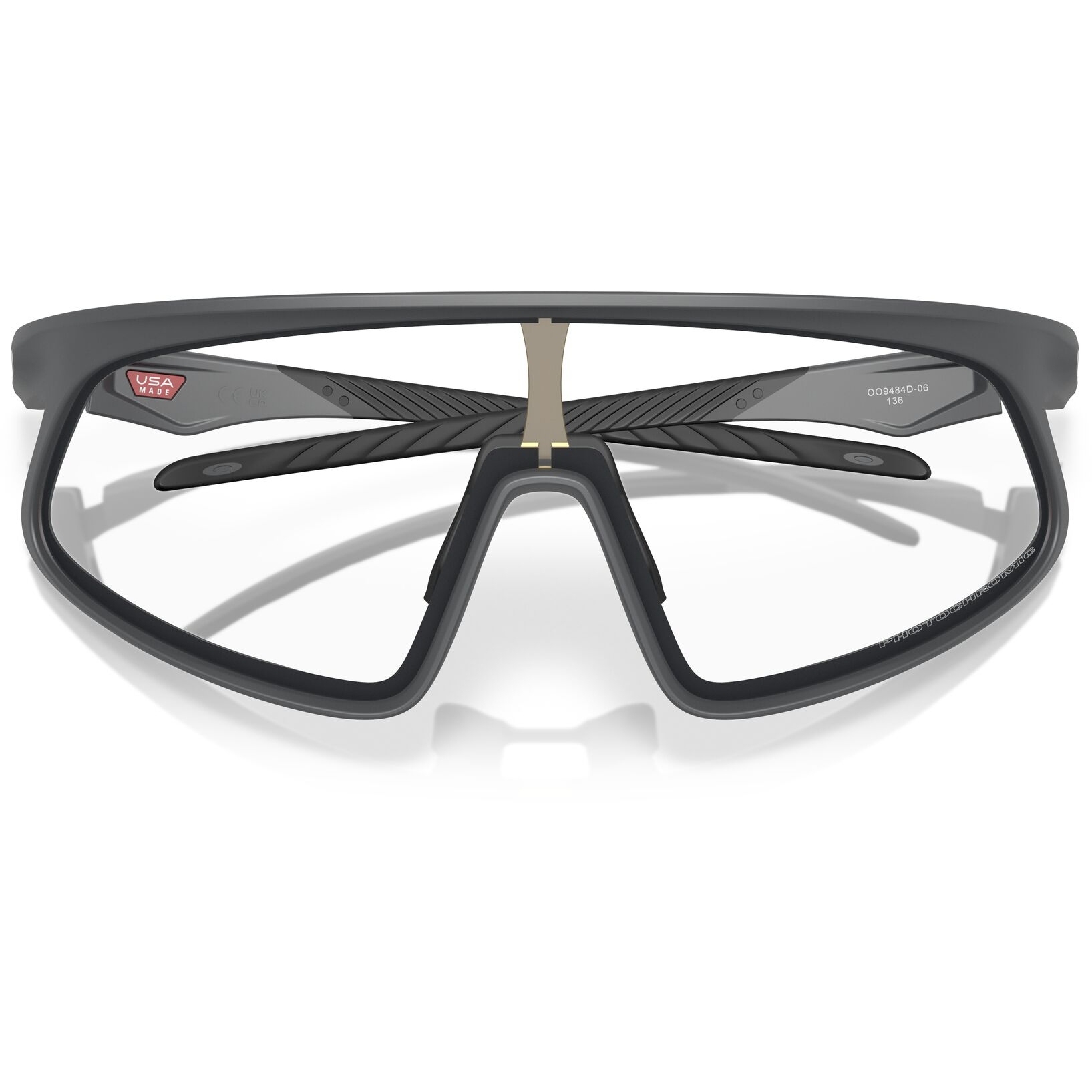Oakley Occhialini - RSLV - Matte Carbon/Clear - Black Iridium