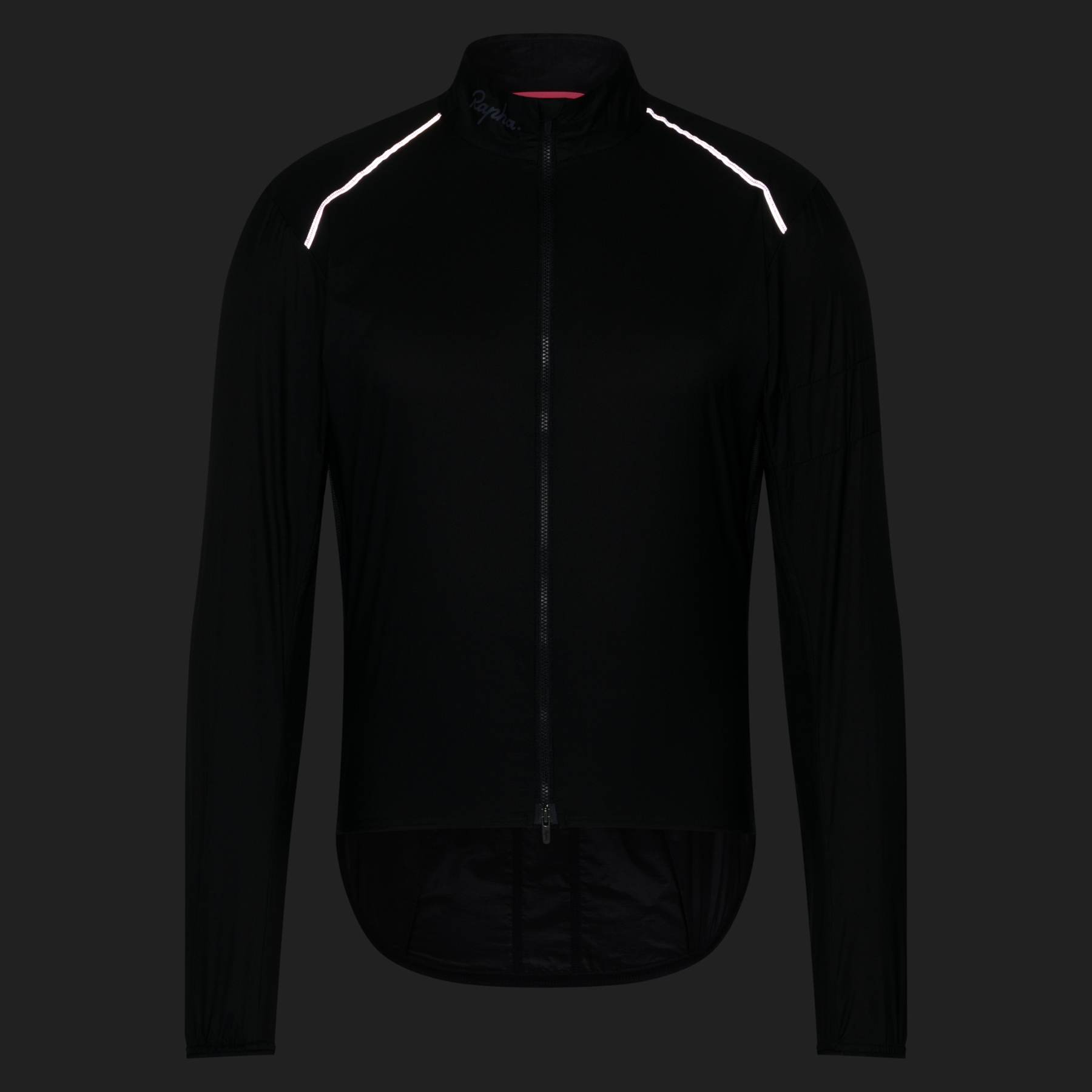 Rapha Brevet E. Wind Jacket Men - black/grey | BIKE24