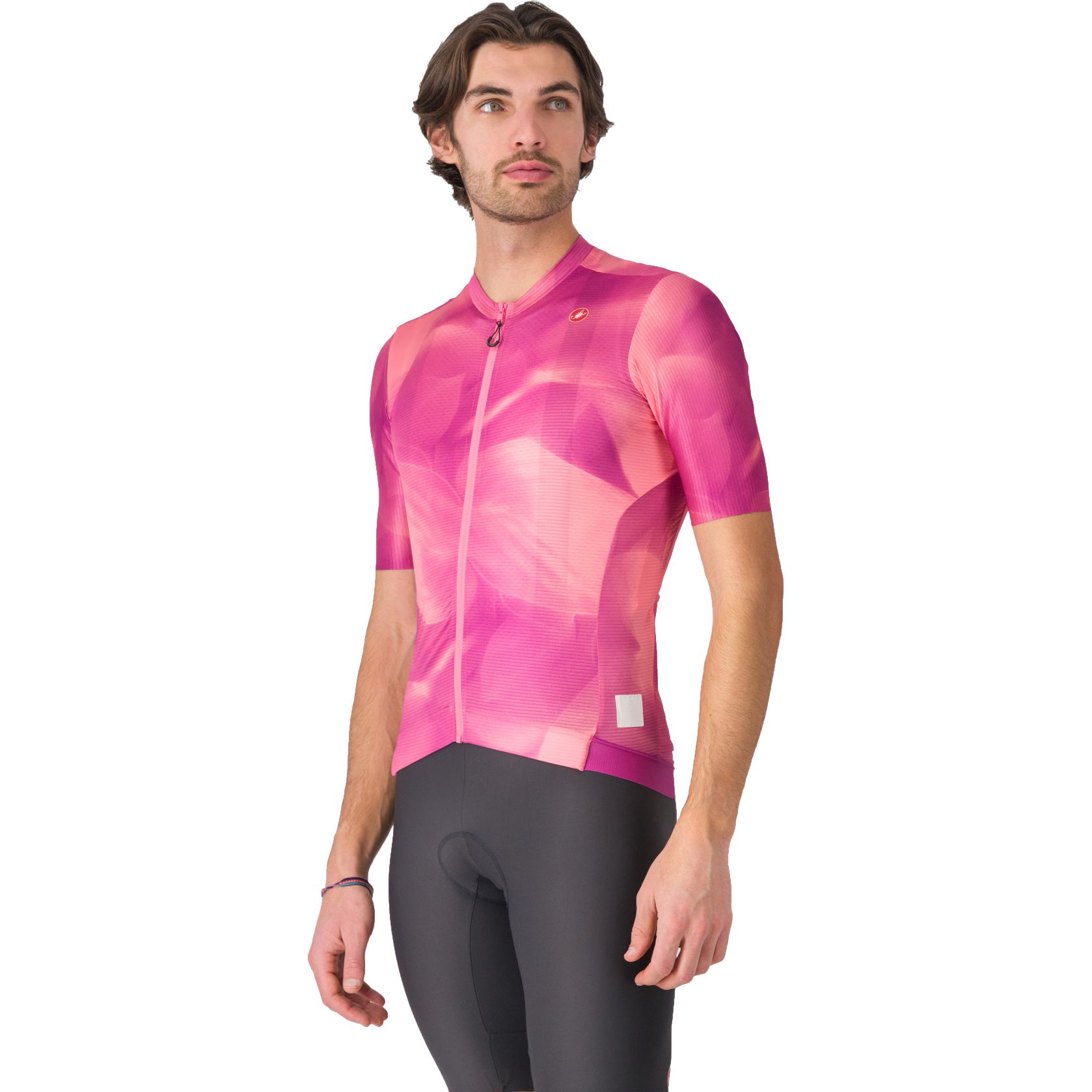 Мужская майка Castelli Giro d'Italia #Giro Espresso - розовая круглая 025