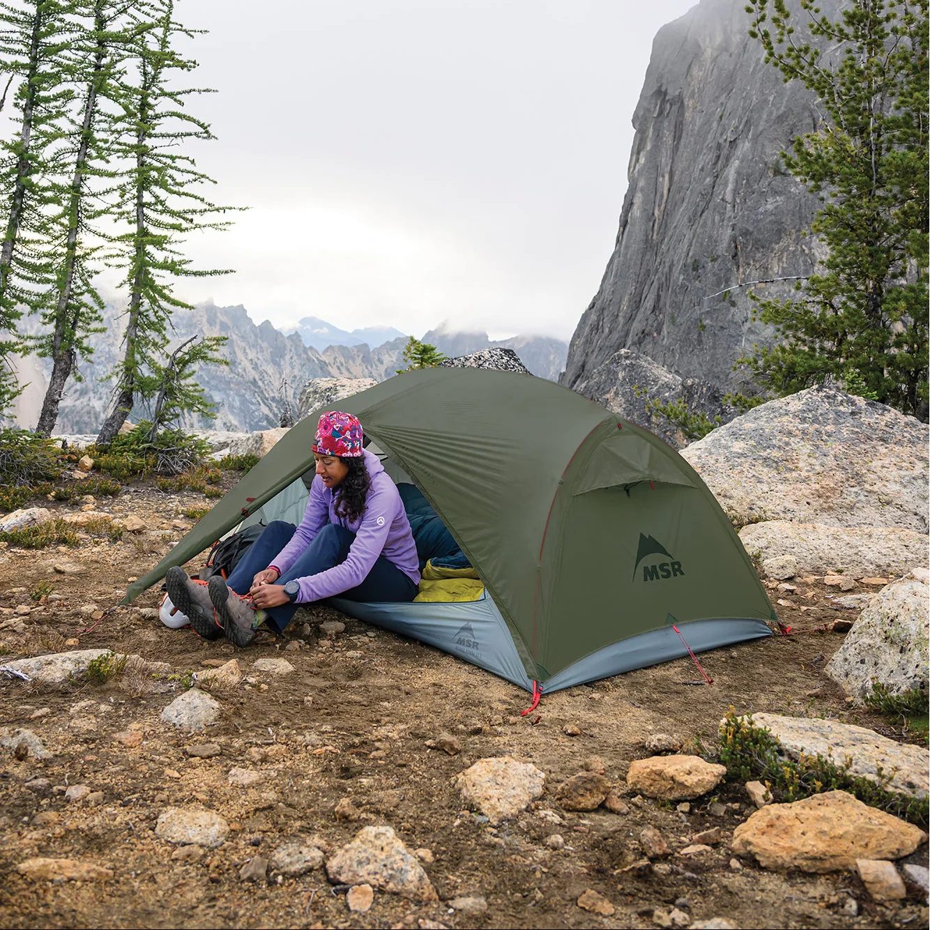 MSR Hubba Hubba LT 2 Tent - Green | BIKE24