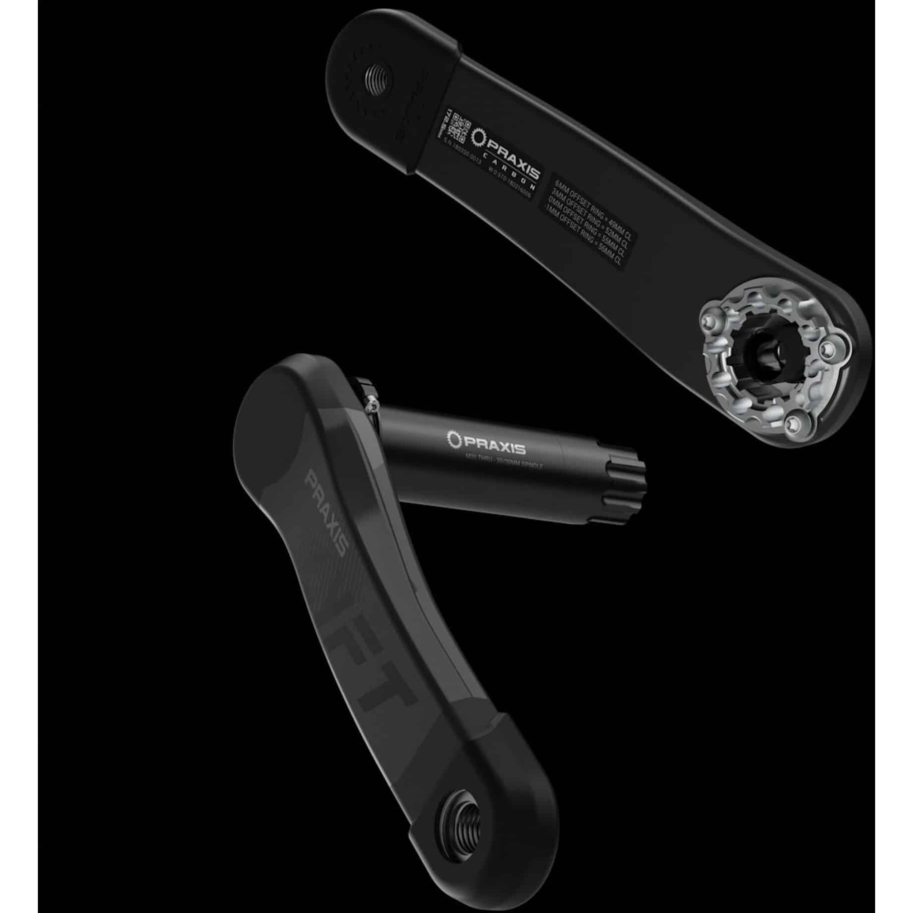 Praxis Works Lyft M30-Thru Carbon Crank Arms Gen2 - black | BIKE24
