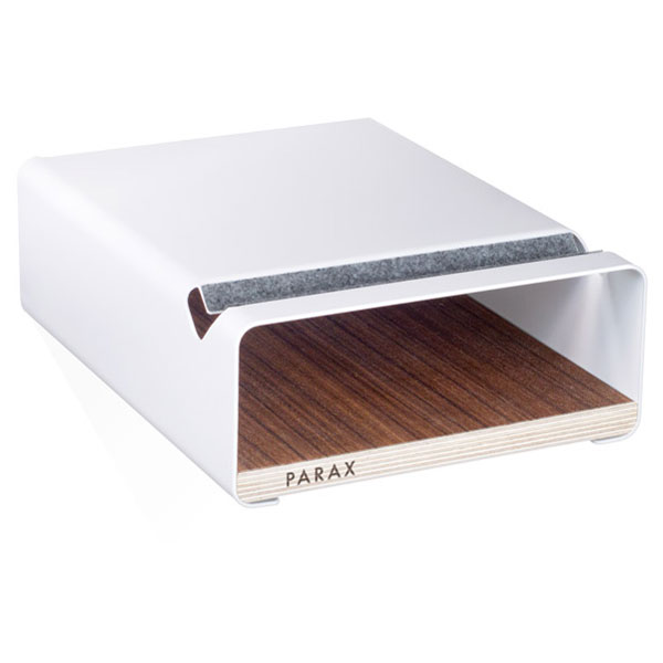 Picture of Parax S-Rack Bicycle Wall Mount - White - Walnut