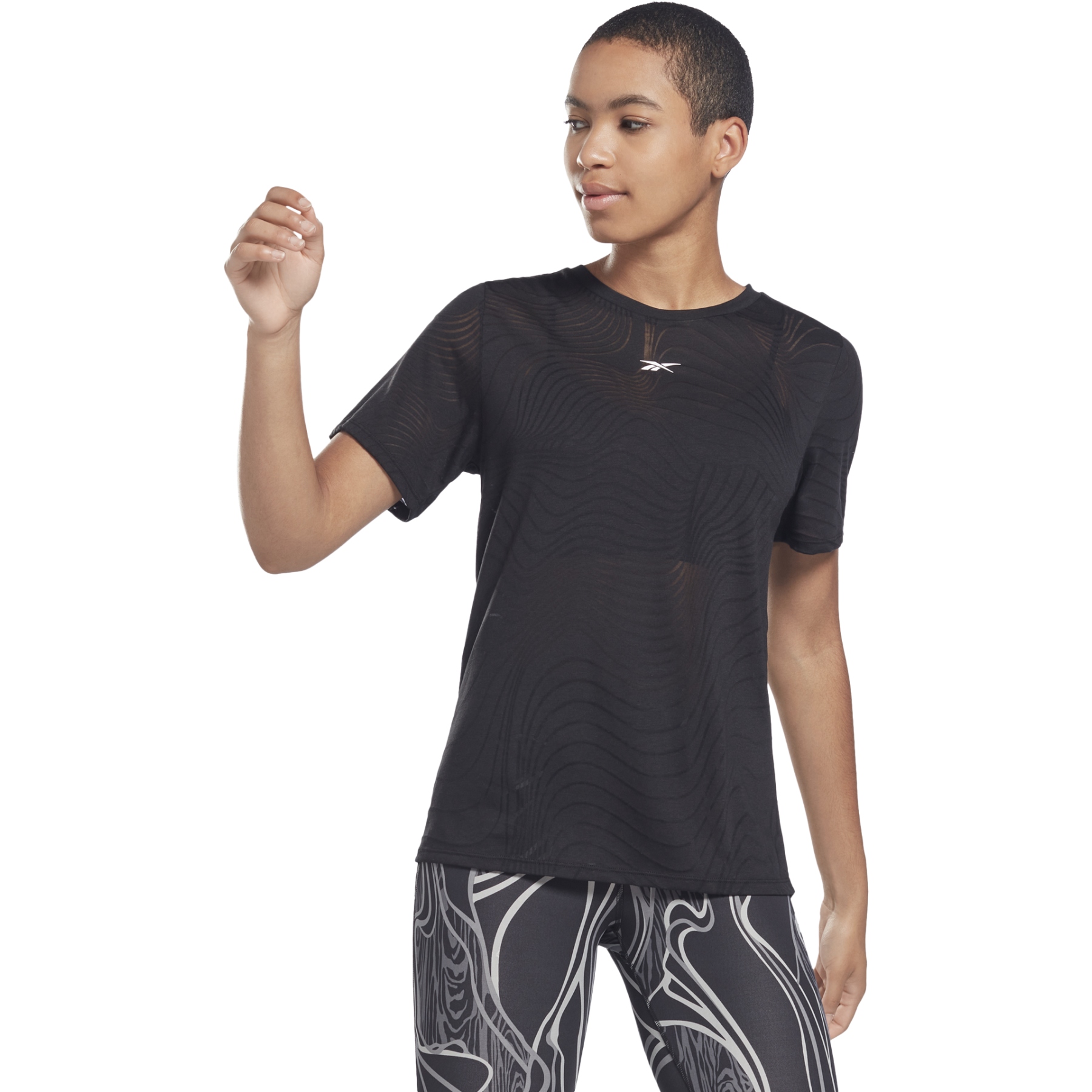 Produktbild von Reebok Burnout T-Shirt Damen - schwarz