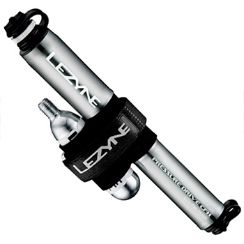 Image of Lezyne Pressure Drive CFH Pump + CO2 Cartridge Pump - grey