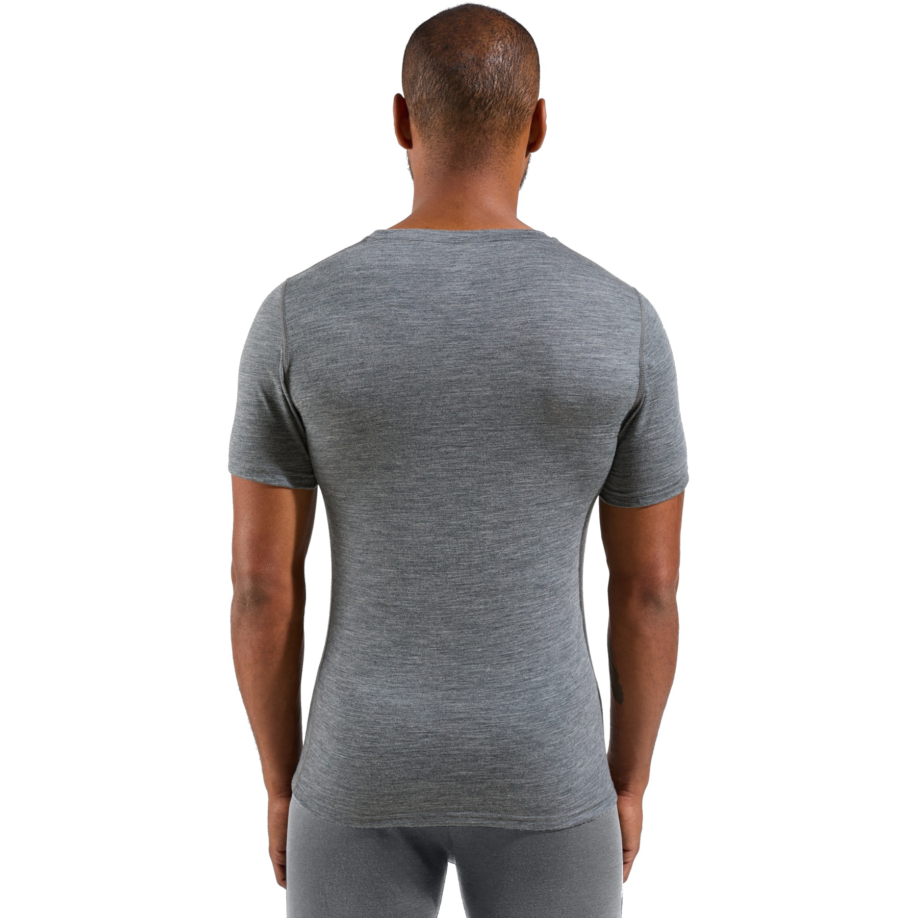 Odlo Herren Merino Performance Unterhemd - 130g Merinowolle Kurzarm Funktionsshirt