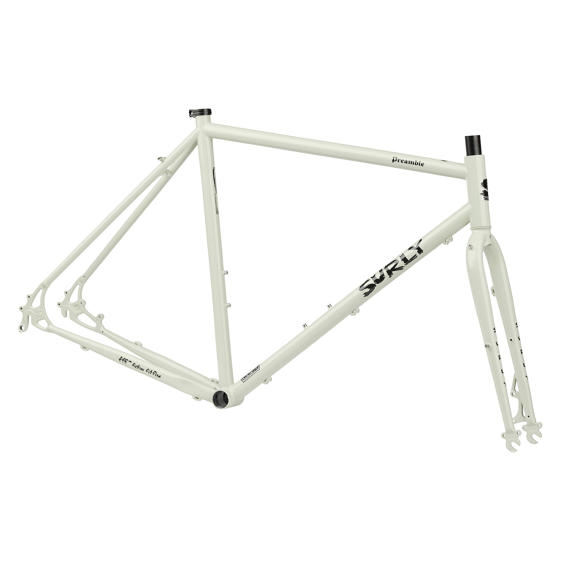 Foto de Surly Kit de Cuadro Gravel de Acero 28&quot; - PREAMBLE - 2025 - best buds green
